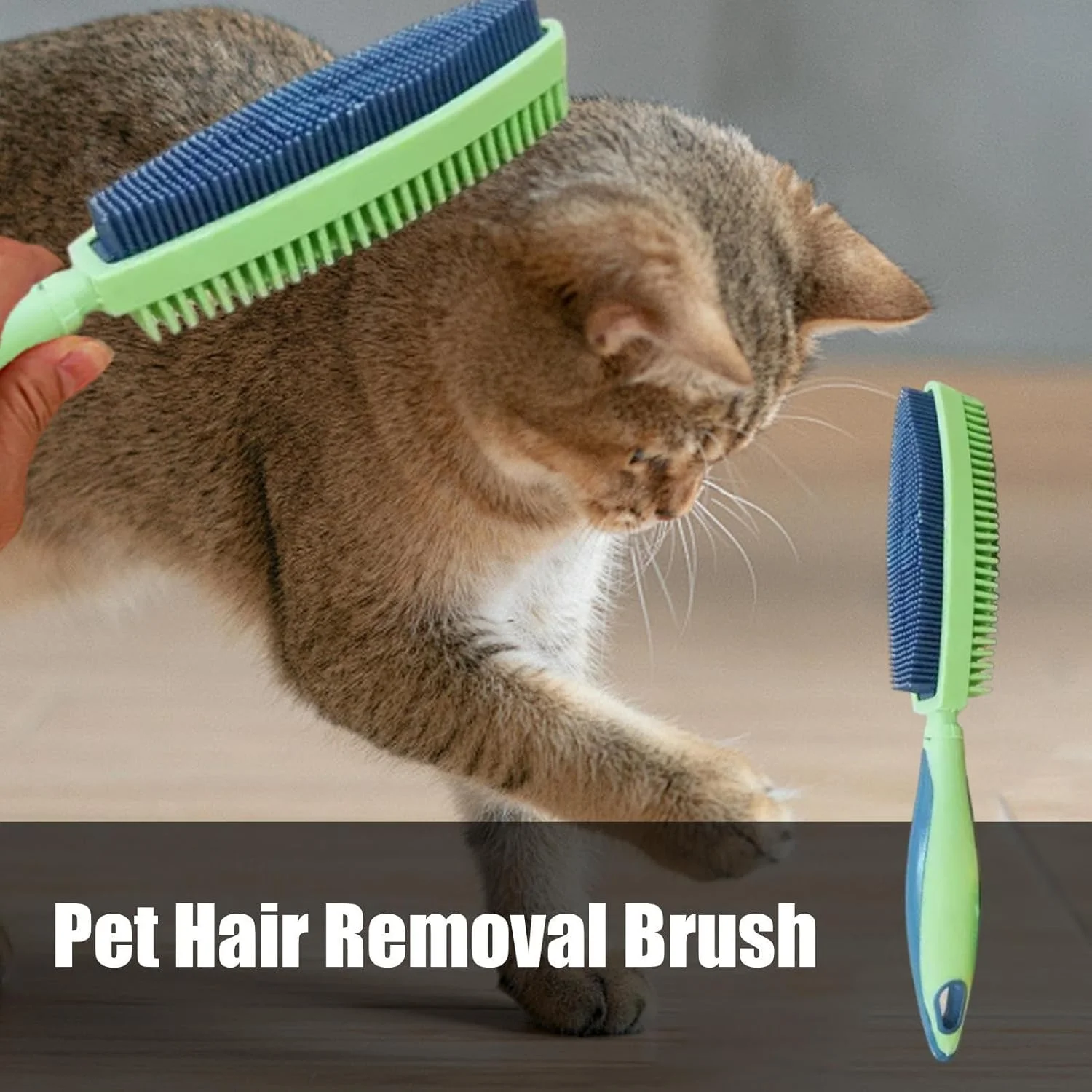 برس گربه، شانه دو طرفه حرفه ای | برس نظافت سگ - برای خرگوش، بچه گربه، توله سگ، ریزش مو، تمیز کردن، حمام، دوش