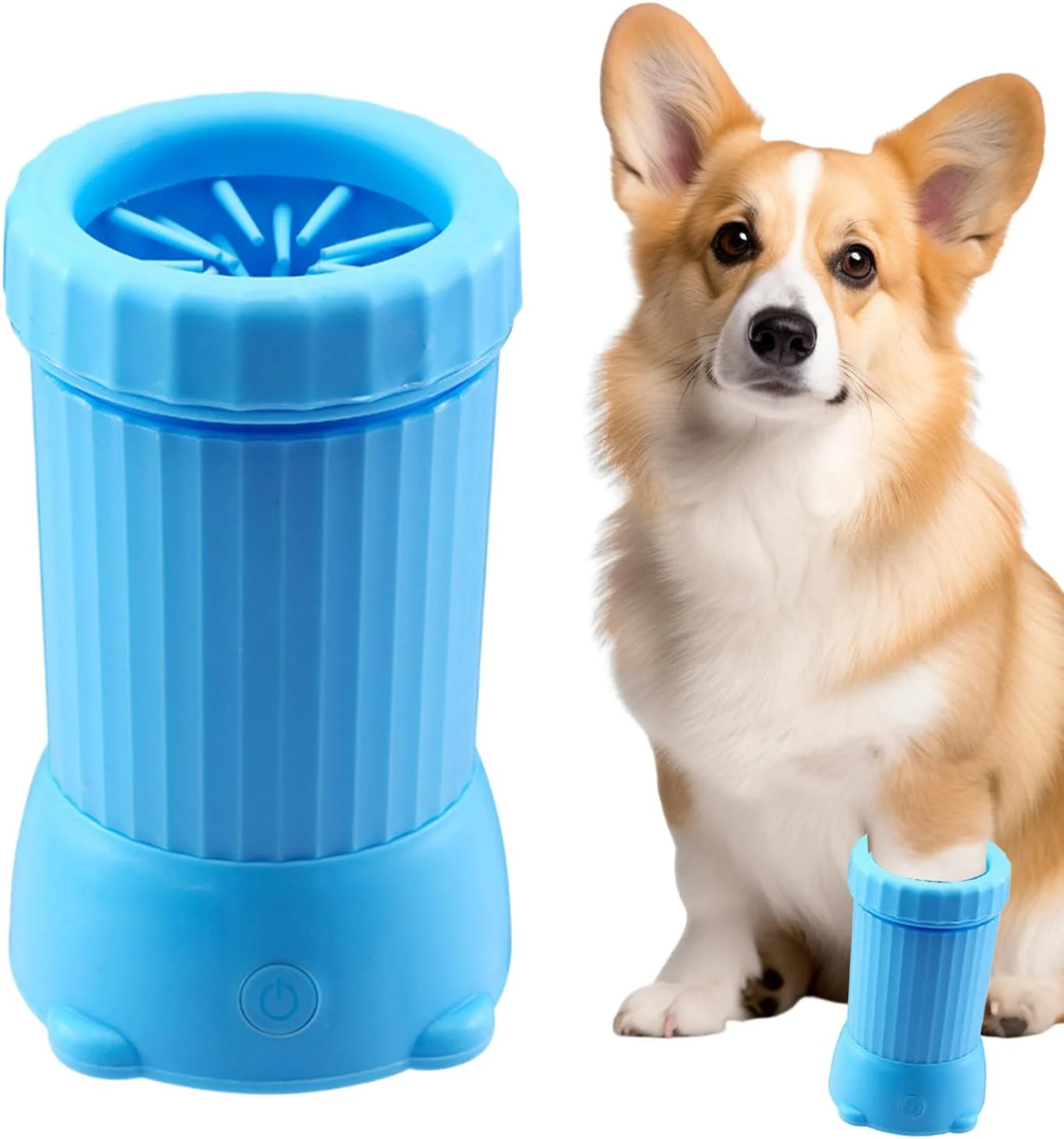 دستگاه شستشوی پنجه سگ، دستگاه شستشوی شارژی USB | تمیز کننده خودکار پنجه سگ - مناسب برای پیاده روی و مسافرت توله سگ و بچه گربه