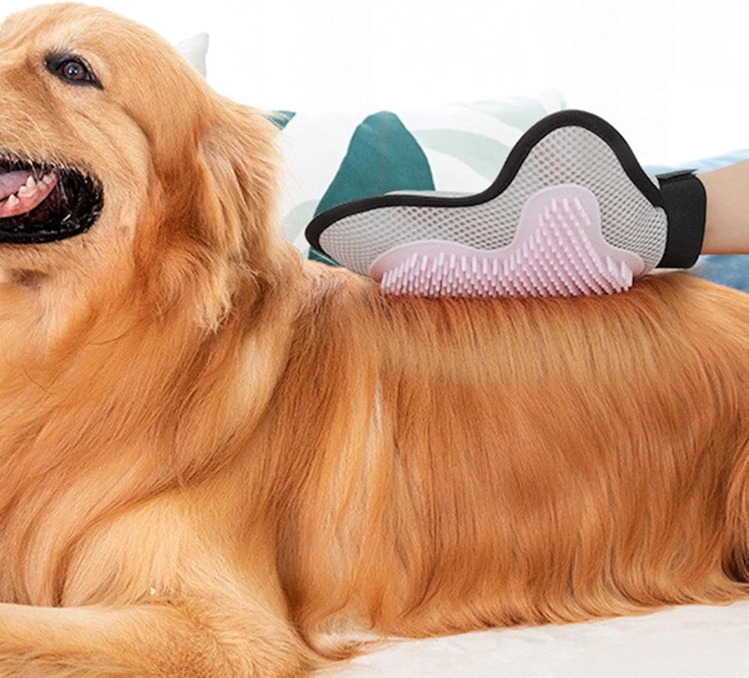 دستکش سگ برای حمام کردن - ابزار ماساژ و ریزش موی قابل استفاده مجدد - دستکش حذف موی حیوانات خانگی، برای دوش گرفتن توله سگ، بچه گربه، نژاد متوسط و بزرگ دستکش سگ برای حمام کردن - ابزار ماساژ و ریزش موی قابل استفاده مجدد - دستکش حذف موی حیوانات خانگی، برای دوش گرفتن توله سگ، بچه گربه، نژاد متوسط و بزرگ