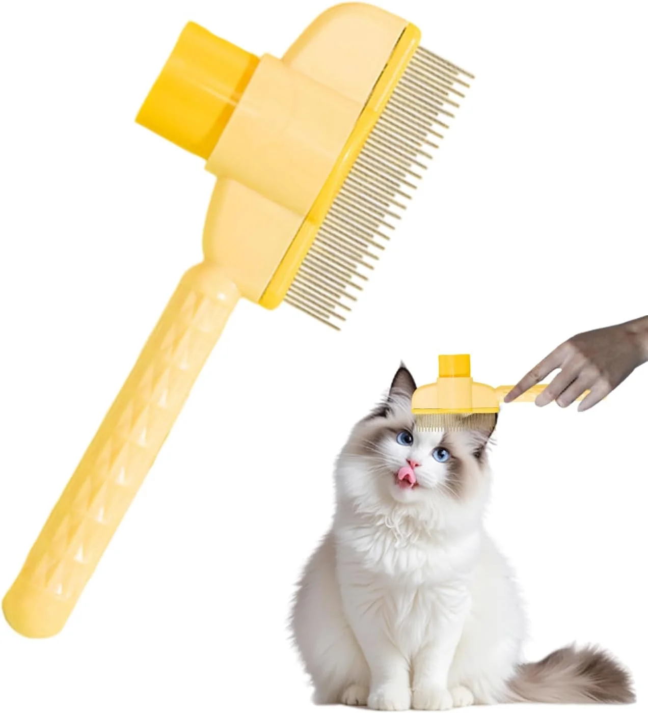 برس ریزش موی گربه، دسته ارگونومیک با قابلیت تمیز کردن آسان - برس ریزش موی گربه، مناسب برای نظافت و حمام کردن موی حیوانات خانگی، سگ و بچه گربه برس ریزش موی گربه، دسته ارگونومیک با قابلیت تمیز کردن آسان - برس ریزش موی گربه، مناسب برای نظافت و حمام کردن موی حیوانات خانگی، سگ و بچه گربه