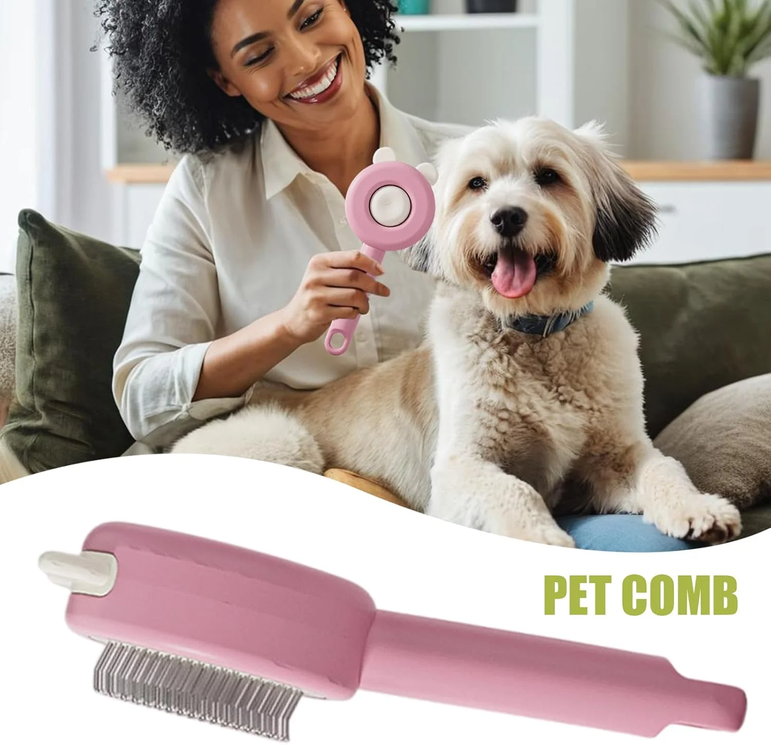 برس موی گربه، ضد لغزش با دکمه رهاسازی، شانه باز کننده گره موی بچه گربه، برای ماساژ، حمام کردن گربه ها و سگ های مو بلند و کوتاه، مناسب فضای داخلی و خارجی برس موی گربه، ضد لغزش با دکمه رهاسازی، شانه باز کننده گره موی بچه گربه، برای ماساژ، حمام کردن گربه ها و سگ های مو بلند و کوتاه، مناسب فضای داخلی و خارجی