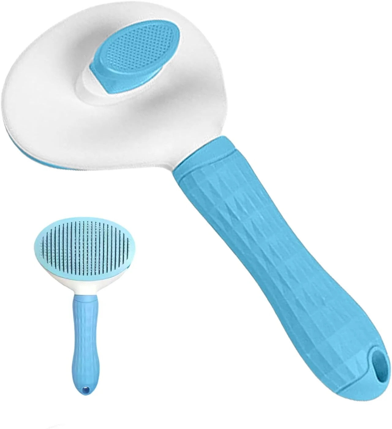 برس موی گربه برای ریزش مو - برس موی حیوانات خانگی با دکمه رهاسازی، شانه نظافت حیوانات خانگی برای گربه ها سگ ها داخل خانه حمام برس موی گربه برای ریزش مو - برس موی حیوانات خانگی با دکمه رهاسازی، شانه نظافت حیوانات خانگی برای گربه ها سگ ها داخل خانه حمام