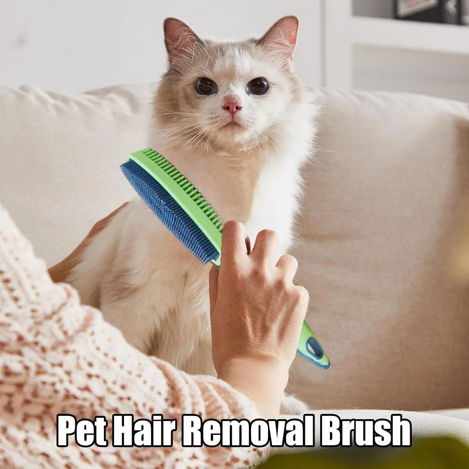 برس موی گربه - شانه نظافت دو طرفه - برس موی سگ، برای تمیز کردن موهای حیوانات خانگی، خرگوش، بچه گربه، توله سگ، مناسب برای حمام و دوش برس موی گربه - شانه نظافت دو طرفه - برس موی سگ، برای تمیز کردن موهای حیوانات خانگی، خرگوش، بچه گربه، توله سگ، مناسب برای حمام و دوش