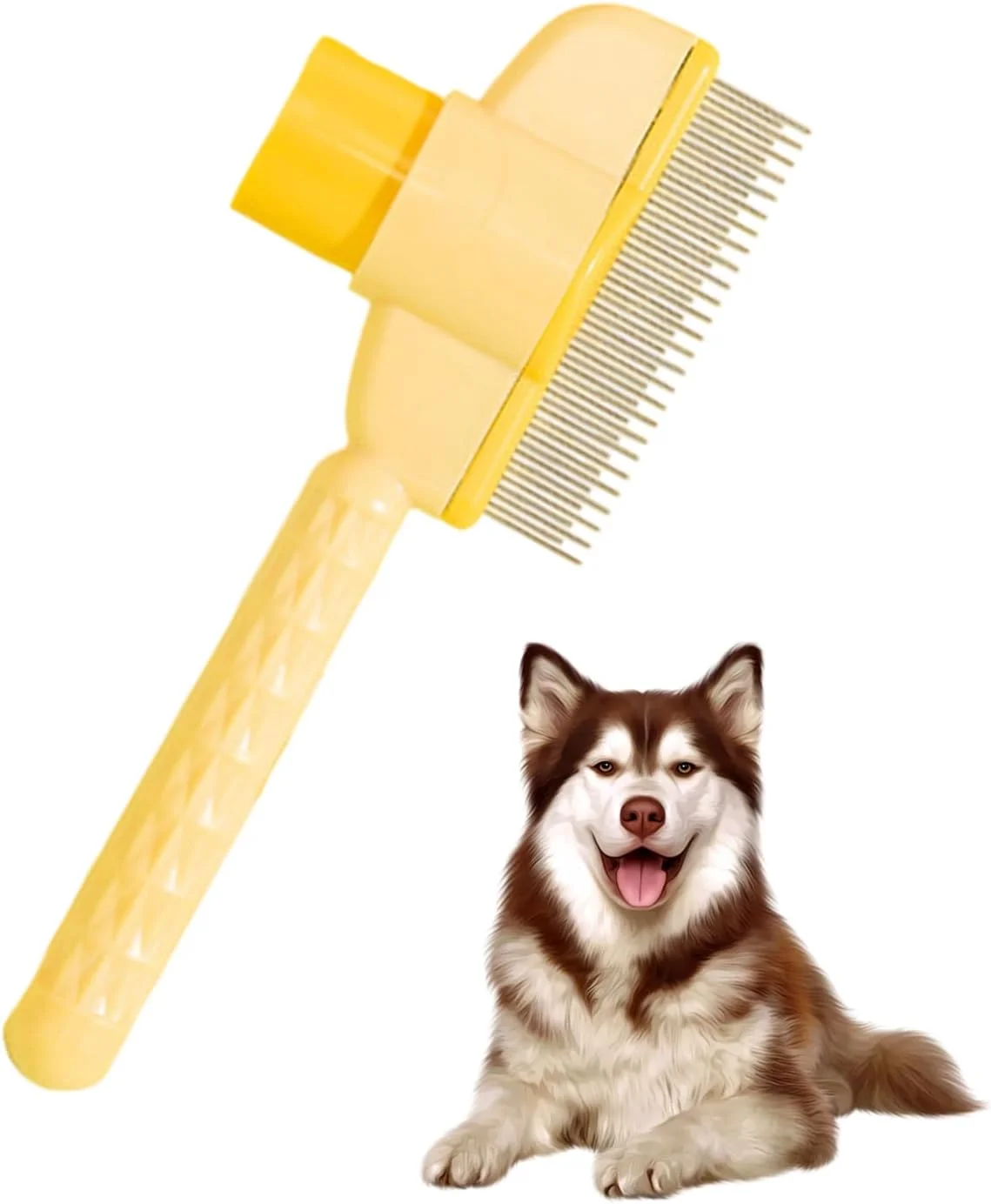 برس گربه - دسته ارگونومیک با قابلیت تمیز کردن آسان، برس نظافت حیوانات خانگی، مناسب برای نظافت موی گربه، سگ و حیوانات خانگی، حمام کردن، تمیز کردن لایه زیرین مو و گره باز کردن برس گربه - دسته ارگونومیک با قابلیت تمیز کردن آسان، برس نظافت حیوانات خانگی، مناسب برای نظافت موی گربه، سگ و حیوانات خانگی، حمام کردن، تمیز کردن لایه زیرین مو و گره باز کردن