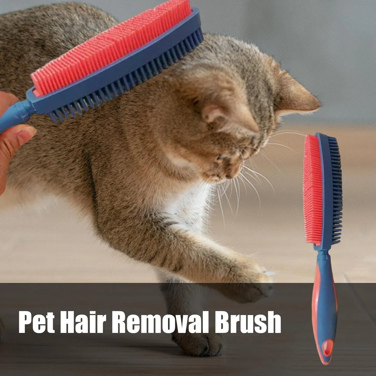 برس سگ برای ریزش مو، ابزار دو طرفه، برس نظافت گربه - برای تمیز کردن و حمام کردن حیوانات خانگی مانند خرگوش، بچه گربه و توله سگ برس سگ برای ریزش مو، ابزار دو طرفه، برس نظافت گربه - برای تمیز کردن و حمام کردن حیوانات خانگی مانند خرگوش، بچه گربه و توله سگ