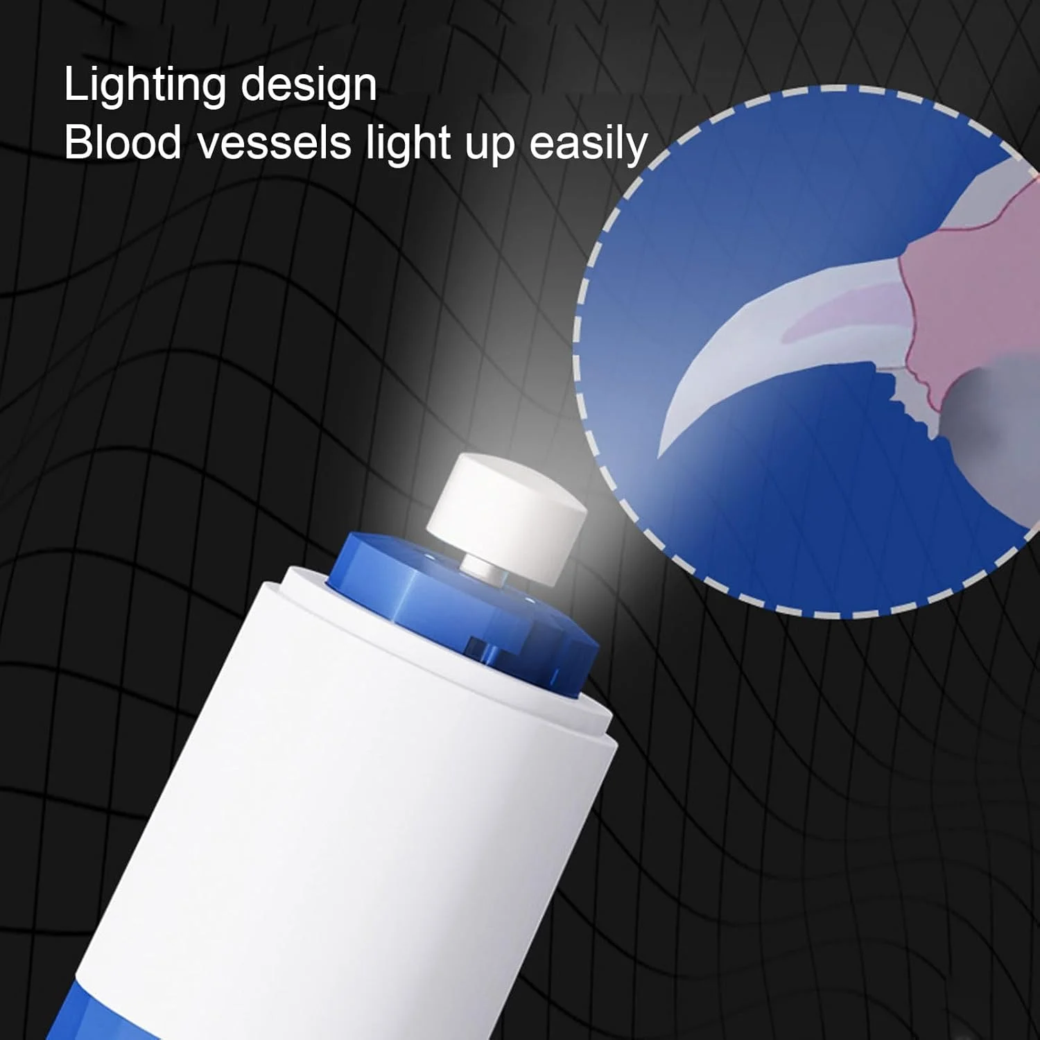 سوهان ناخن سگ شارژی USB Luqeeg، با 2 فرم سوهان، باتری لیتیومی، چراغ LED، صدای کمتر از 50 دسی بل، سوهان ناخن برقی بی صدا و بدون درد برای نظافت ناخن سگ و گربه