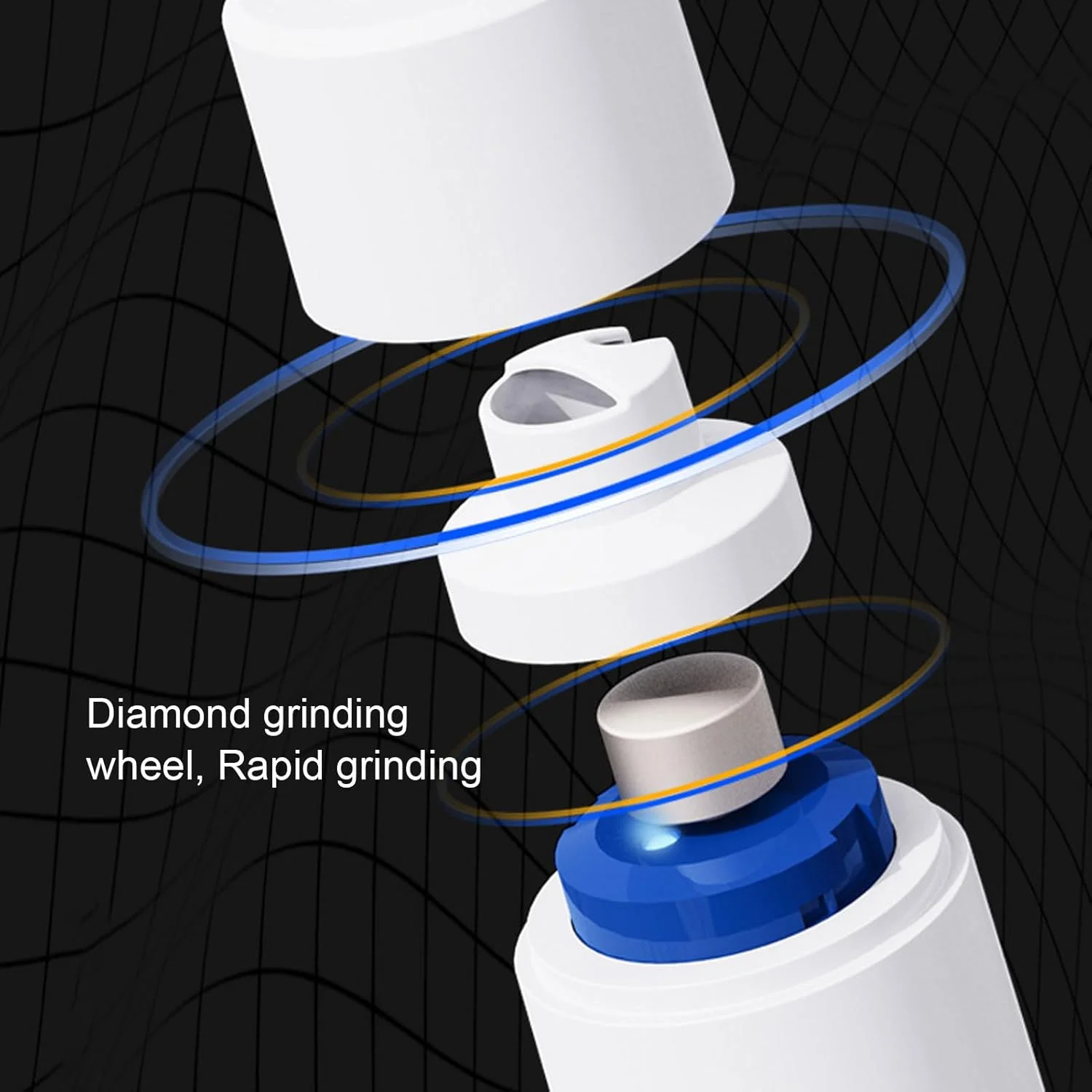 سوهان ناخن سگ شارژی USB Luqeeg، با 2 فرم سوهان، باتری لیتیومی، چراغ LED، صدای کمتر از 50 دسی بل، سوهان ناخن برقی بی صدا و بدون درد برای نظافت ناخن سگ و گربه