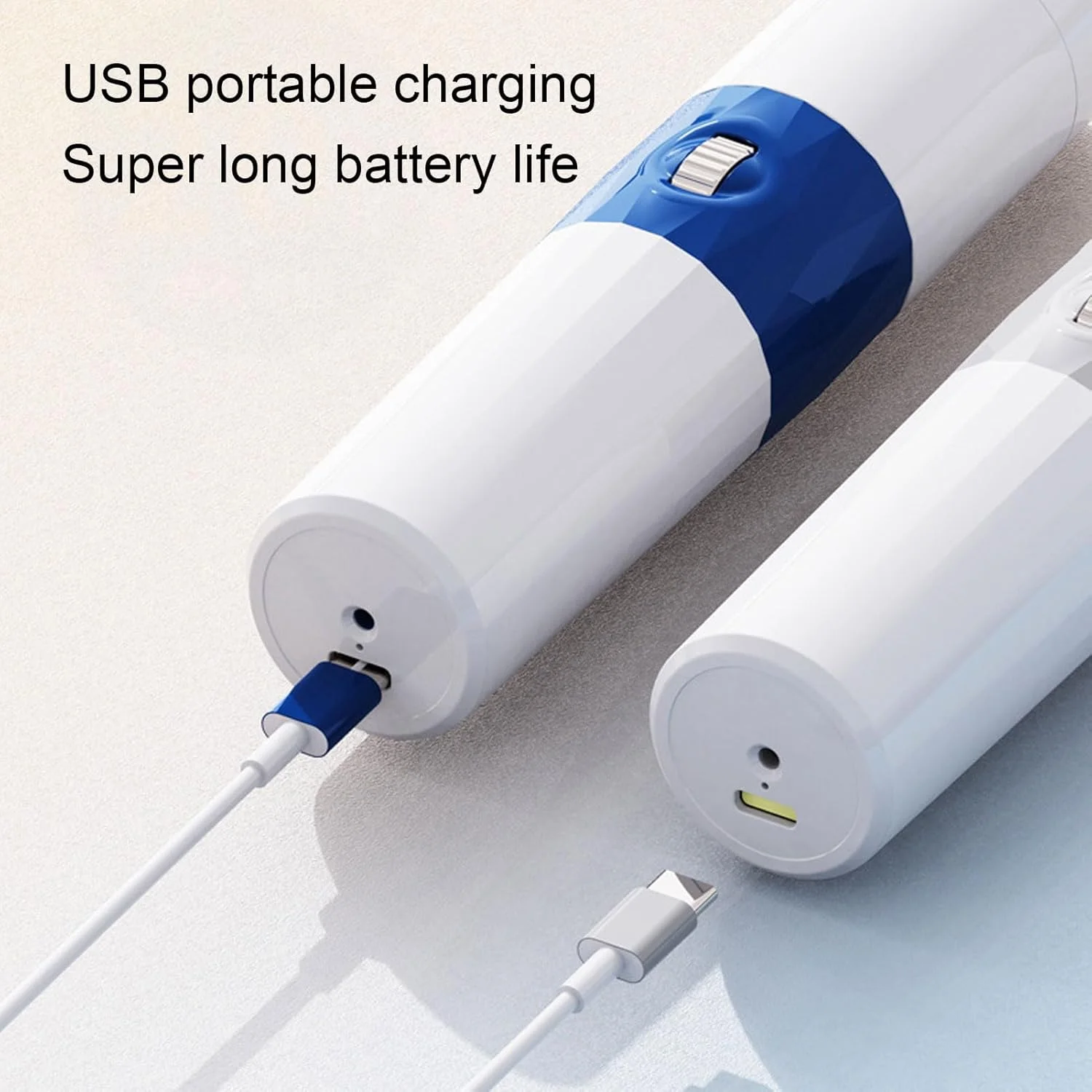 سوهان ناخن سگ شارژی USB Luqeeg، با 2 فرم سوهان، باتری لیتیومی، چراغ LED، صدای کمتر از 50 دسی بل، سوهان ناخن برقی بی صدا و بدون درد برای نظافت ناخن سگ و گربه