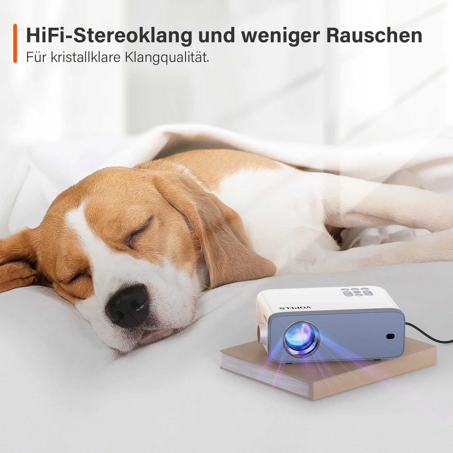 پروژکتور مینی VOPLLS 17000L، پشتیبانی از Full HD 1080P، پروژکتور ویدئویی قابل حمل با زوم 50٪، پروژکتور سینمای خانگی برای تلفن همراه، تبلت، لپ تاپ، تی وی باکس، کامپیوتر پروژکتور مینی VOPLLS 17000L، پشتیبانی از Full HD 1080P، پروژکتور ویدئویی قابل حمل با زوم 50٪، پروژکتور سینمای خانگی برای تلفن همراه، تبلت، لپ تاپ، تی وی باکس، کامپیوتر