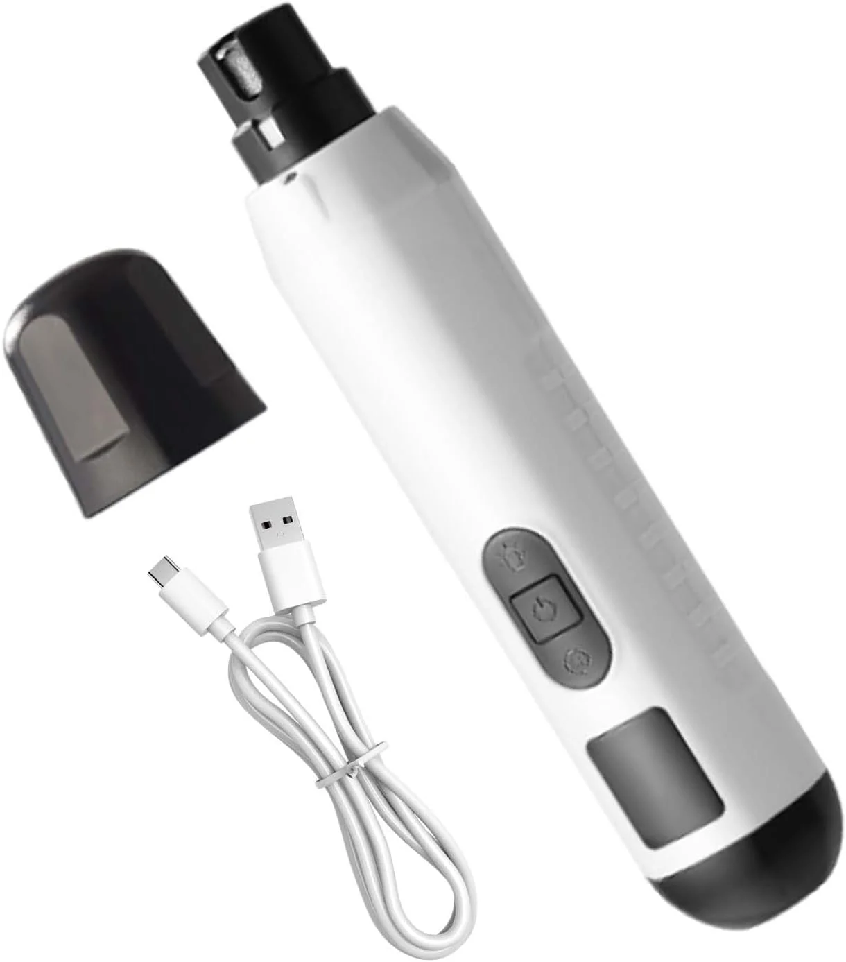 سوهان ناخن سگ، ناخن گیر توله سگ - سوهان برقی بی صدا 5 سرعته با قابلیت شارژ USB، ابزار مراقبت از ناخن پنجه حیوانات خانگی برای پیرایش ناخن سگ، توله سگ، گربه و بچه گربه