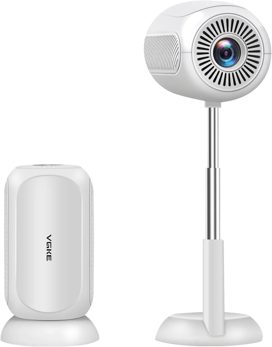 پروژکتور مینی قابل حمل VGKE، پشتیبانی از 4K با WIFI6 و بلوتوث، تصحیح خودکار کیستون، پروژکتور فیلم 1080p مناسب فضای باز سازگار با HDMI/USB/تلفن هوشمند/TV Stick برای خانه، اتاق خواب، استفاده در فضای باز پروژکتور مینی قابل حمل VGKE، پشتیبانی از 4K با WIFI6 و بلوتوث، تصحیح خودکار کیستون، پروژکتور فیلم 1080p مناسب فضای باز سازگار با HDMI/USB/تلفن هوشمند/TV Stick برای خانه، اتاق خواب، استفاده در فضای باز