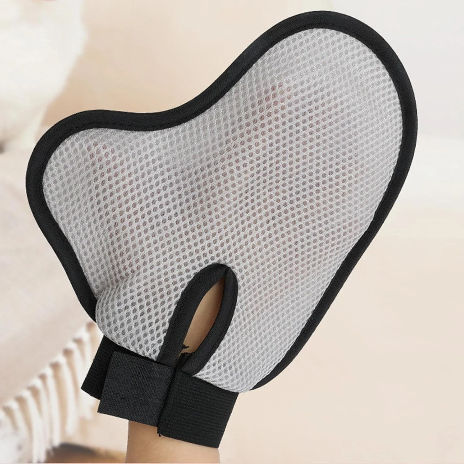 دستکش شستشوی سگ | دستکش موبر قابل شستشو و چندبار مصرف، دستکش شستشوی گربه، مناسب برای سفر، خانه، دوش، ماساژ و لایه برداری