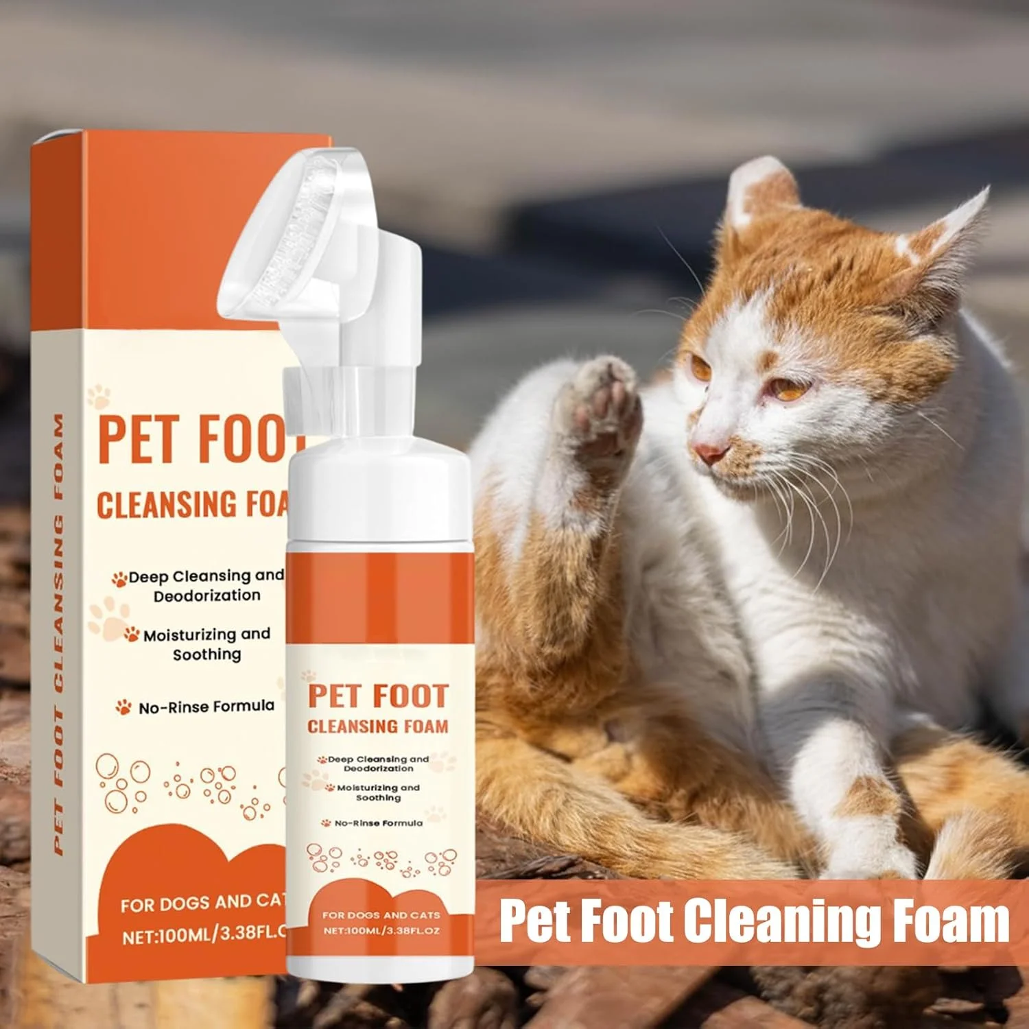 تمیز کننده پنجه سگ - تمیز کننده پنجه توله سگ | 100 میلی لیتر با شامپو برس نرم برای مراقبت از پوست و ریزش مو نژادهای متوسط و بزرگ، حمام بچه گربه، مسافرت، اسپا، خانه تمیز کننده پنجه سگ - تمیز کننده پنجه توله سگ | 100 میلی لیتر با شامپو برس نرم برای مراقبت از پوست و ریزش مو نژادهای متوسط و بزرگ، حمام بچه گربه، مسافرت، اسپا، خانه