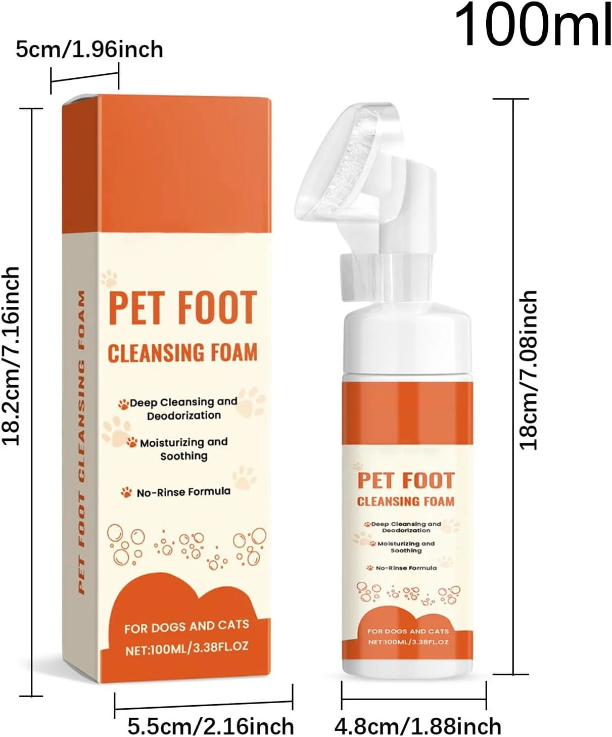 تمیز کننده پنجه سگ | تمیز کننده پنجه توله سگ، 100 میلی لیتر با شامپو تمیز کننده برس نرم برای حمام کردن، شستشو، مراقبت از پوست و اسپا مسافرتی برای نژادهای متوسط و بزرگ گربه و توله سگ تمیز کننده پنجه سگ | تمیز کننده پنجه توله سگ، 100 میلی لیتر با شامپو تمیز کننده برس نرم برای حمام کردن، شستشو، مراقبت از پوست و اسپا مسافرتی برای نژادهای متوسط و بزرگ گربه و توله سگ