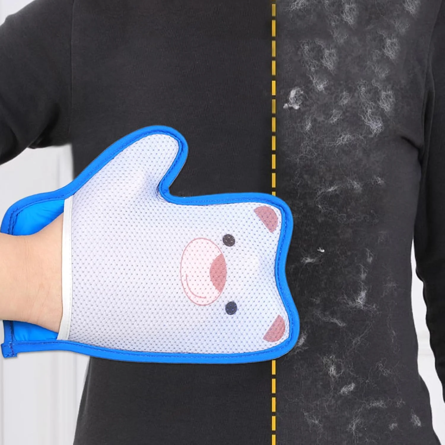 دستکش پاک کننده موی حیوانات خانگی | دستکش کارتونی موی حیوانات خانگی، برس ضد الکتریسیته ساکن ابزار تمیز کننده قابل استفاده مجدد از بین برنده ریزش مو برای مبل فرش مبل تخت خواب کف داخل خانه دستکش پاک کننده موی حیوانات خانگی | دستکش کارتونی موی حیوانات خانگی، برس ضد الکتریسیته ساکن ابزار تمیز کننده قابل استفاده مجدد از بین برنده ریزش مو برای مبل فرش مبل تخت خواب کف داخل خانه