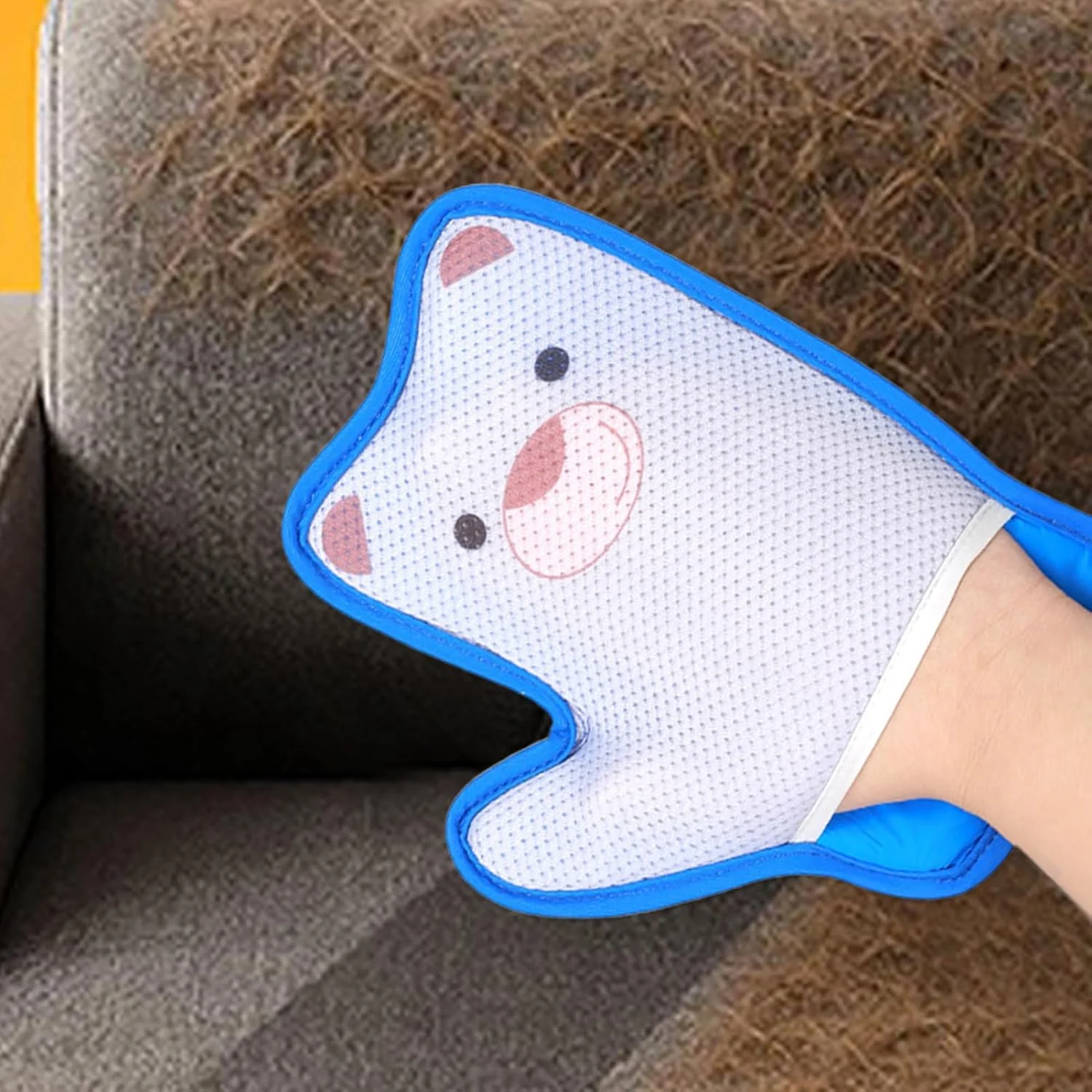 دستکش های ضد الکتریسیته ساکن برای جمع آوری موی حیوانات خانگی - دستکش کارتونی جمع آوری مو - ابزار تمیز کننده قابل استفاده مجدد برای از بین بردن مو از مبل، فرش، قالیچه، تخت خواب، کف دستکش های ضد الکتریسیته ساکن برای جمع آوری موی حیوانات خانگی - دستکش کارتونی جمع آوری مو - ابزار تمیز کننده قابل استفاده مجدد برای از بین بردن مو از مبل، فرش، قالیچه، تخت خواب، کف