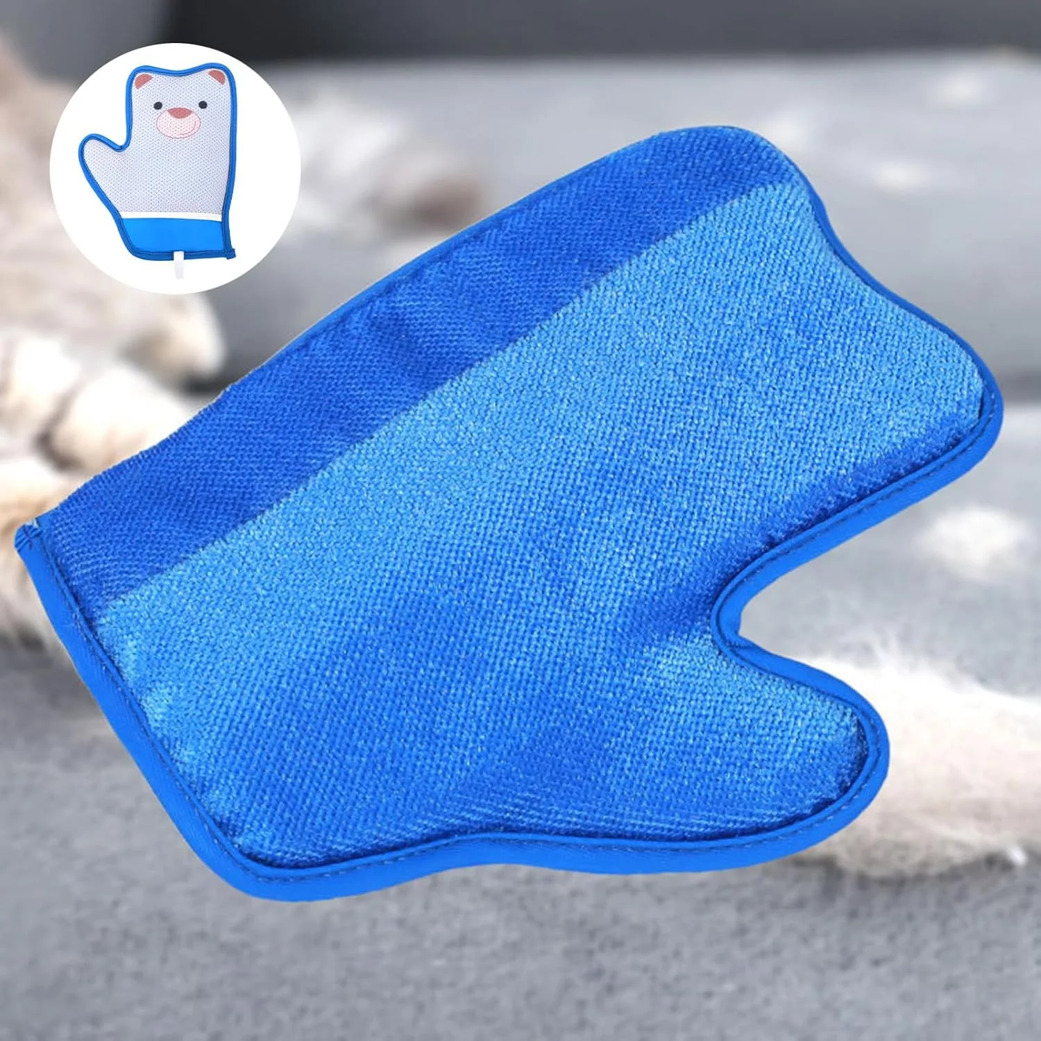 دستکش های پاک کننده موی حیوانات خانگی - دستکش های الکترواستاتیک طرح کارتونی برای پاک کردن موی حیوانات خانگی | برس ضد الکتریسیته ساکن ابزار تمیز کننده قابل استفاده مجدد برای از بین بردن مو از مبل، فرش، قالیچه، تخت خواب، کف، فضای داخلی دستکش های پاک کننده موی حیوانات خانگی - دستکش های الکترواستاتیک طرح کارتونی برای پاک کردن موی حیوانات خانگی | برس ضد الکتریسیته ساکن ابزار تمیز کننده قابل استفاده مجدد برای از بین بردن مو از مبل، فرش، قالیچه، تخت خواب، کف، فضای داخلی