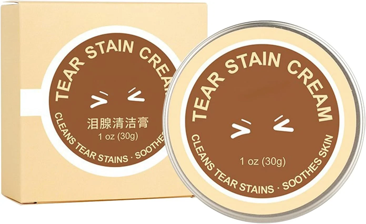 بالم پاک کننده لکه اشک، 30 گرم، پاک کننده لکه چشم سگ | کرم پاک کننده چشم برای سگ و گربه، مراقبت از چشم، پاک کننده ملایم، بازگرداندن درخشش به چشم ها بالم پاک کننده لکه اشک، 30 گرم، پاک کننده لکه چشم سگ | کرم پاک کننده چشم برای سگ و گربه، مراقبت از چشم، پاک کننده ملایم، بازگرداندن درخشش به چشم ها