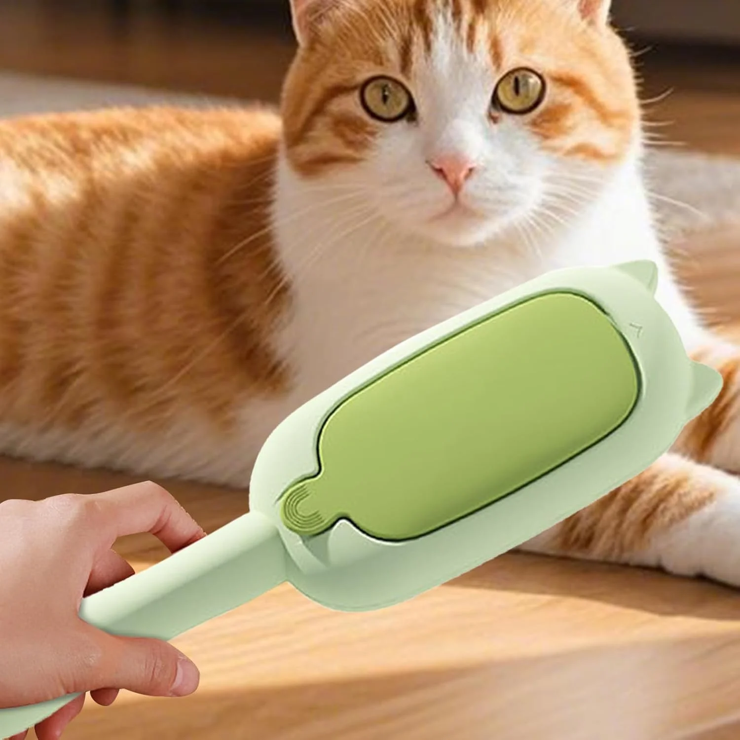 برس مو جمع کن حیوانات خانگی، ابزار نظافت و ریزش موی گربه | شانه ارگونومیک برای نظافت حیوانات برای لباس، مبل، اتاق خواب، تخت و لوازم تمیز کننده آپارتمان