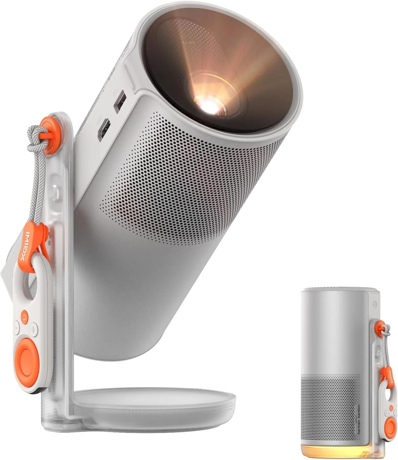 مجموعه پایه XGIMI MOGO 4 | پروژکتور قابل حمل فول اچ دی + 1 عدد فیلتر، 540 لومن انسی، پایه داخلی 360 درجه، 2.5 ساعت زمان پخش فیلم، 2 عدد بلندگوی 6 واتی Harman/Kardon، Google TV، برای خانه/کار/کمپینگ و غیره مجموعه پایه XGIMI MOGO 4 | پروژکتور قابل حمل فول اچ دی + 1 عدد فیلتر، 540 لومن انسی، پایه داخلی 360 درجه، 2.5 ساعت زمان پخش فیلم، 2 عدد بلندگوی 6 واتی Harman/Kardon، Google TV، برای خانه/کار/کمپینگ و غیره