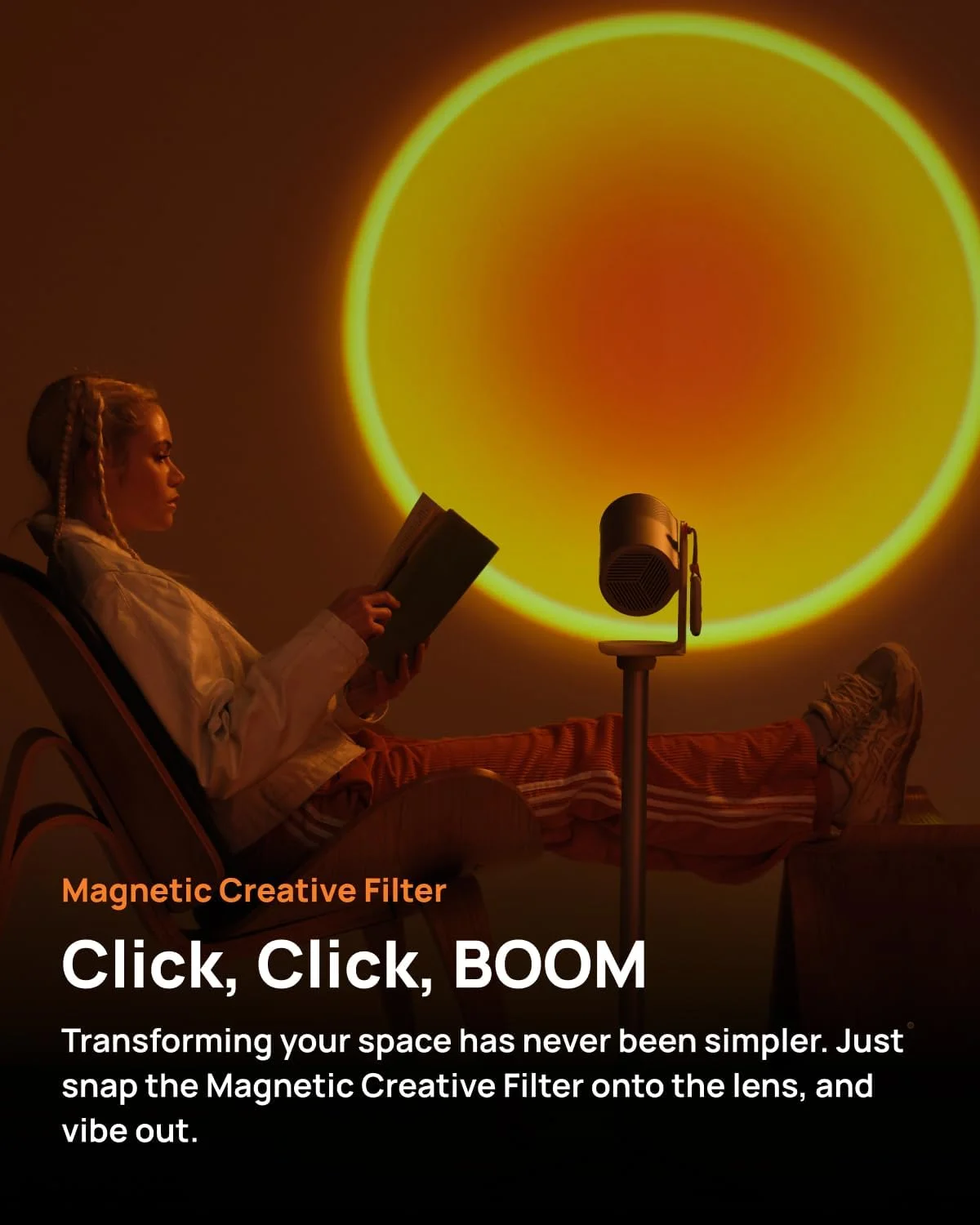 پروژکتور قابل حمل جدید XGIMI MoGo 4 2025 به همراه پایه PowerBase، 5 ساعت پخش، Google TV با نتفلیکس دارای مجوز، پایه قابل تنظیم 360 درجه، 450 لومن ISO، 2 بلندگوی 6 واتی Harman Kardon پروژکتور قابل حمل جدید XGIMI MoGo 4 2025 به همراه پایه PowerBase، 5 ساعت پخش، Google TV با نتفلیکس دارای مجوز، پایه قابل تنظیم 360 درجه، 450 لومن ISO، 2 بلندگوی 6 واتی Harman Kardon