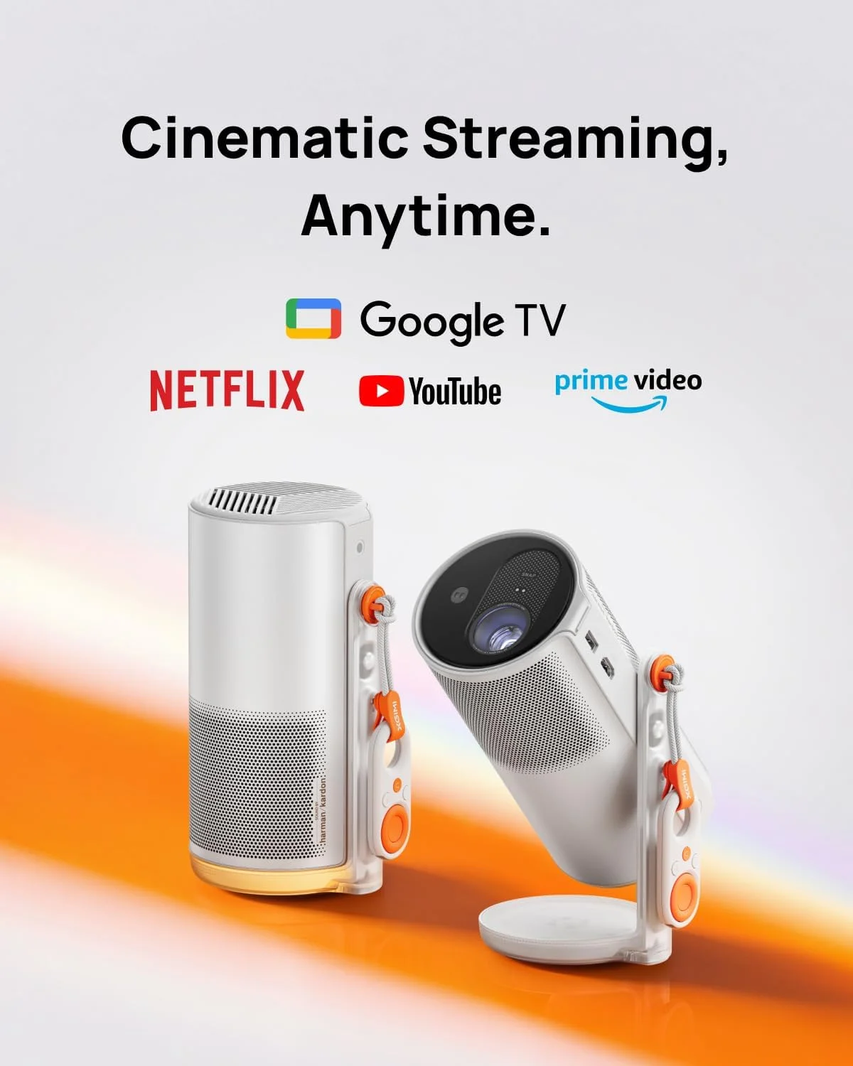 مجموعه پایه XGIMI MOGO 4 | پروژکتور قابل حمل فول اچ دی + 1 عدد فیلتر، 540 لومن انسی، پایه داخلی 360 درجه، 2.5 ساعت زمان پخش فیلم، 2 عدد بلندگوی 6 واتی Harman/Kardon، Google TV، برای خانه/کار/کمپینگ و غیره مجموعه پایه XGIMI MOGO 4 | پروژکتور قابل حمل فول اچ دی + 1 عدد فیلتر، 540 لومن انسی، پایه داخلی 360 درجه، 2.5 ساعت زمان پخش فیلم، 2 عدد بلندگوی 6 واتی Harman/Kardon، Google TV، برای خانه/کار/کمپینگ و غیره