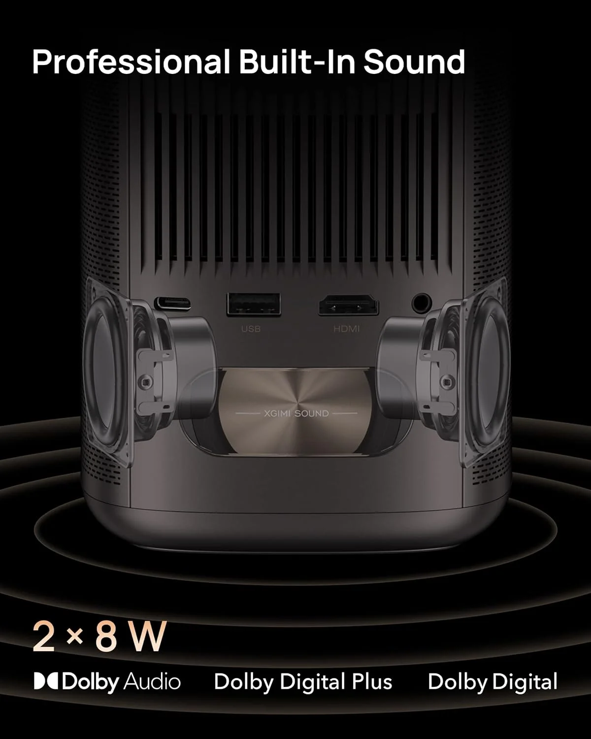 پروژکتور قابل حمل XGIMI MoGo 2 Pro 1080P، 400 لومن ISO، اندروید تی وی 11.0، بلندگوهای 2X8W، پشتیبانی از 4K، فوکوس خودکار، اجتناب از موانع و تطبیق صفحه نمایش پروژکتور قابل حمل XGIMI MoGo 2 Pro 1080P، 400 لومن ISO، اندروید تی وی 11.0، بلندگوهای 2X8W، پشتیبانی از 4K، فوکوس خودکار، اجتناب از موانع و تطبیق صفحه نمایش