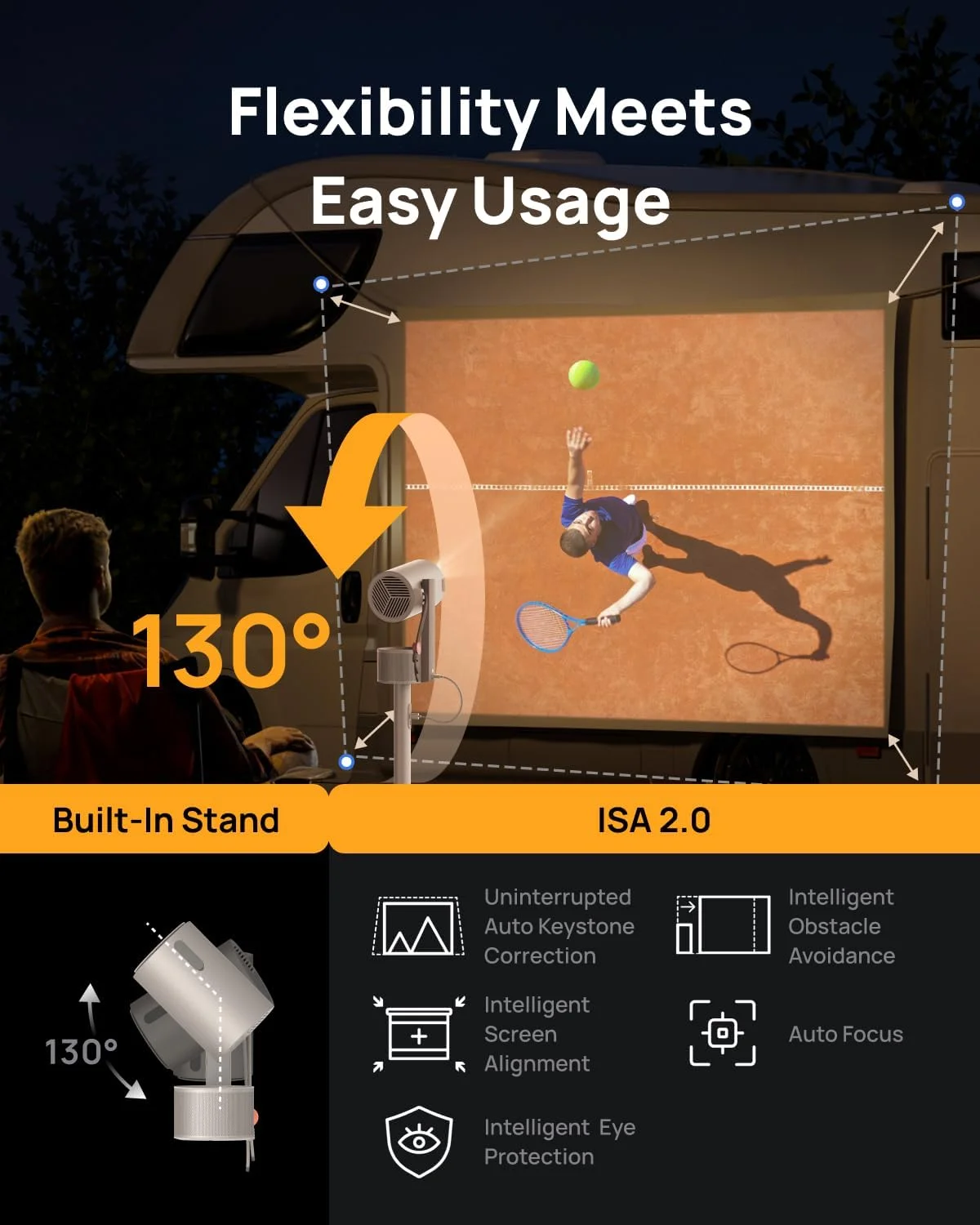 پروژکتور قابل حمل XGIMI MoGo 3 Pro، تلویزیون گوگل با نتفلیکس دارای مجوز، پشتیبانی از پاوربانک، 450 لومن ISO، ISA 2.0، 10W Harman Kardon پروژکتور قابل حمل XGIMI MoGo 3 Pro، تلویزیون گوگل با نتفلیکس دارای مجوز، پشتیبانی از پاوربانک، 450 لومن ISO، ISA 2.0، 10W Harman Kardon