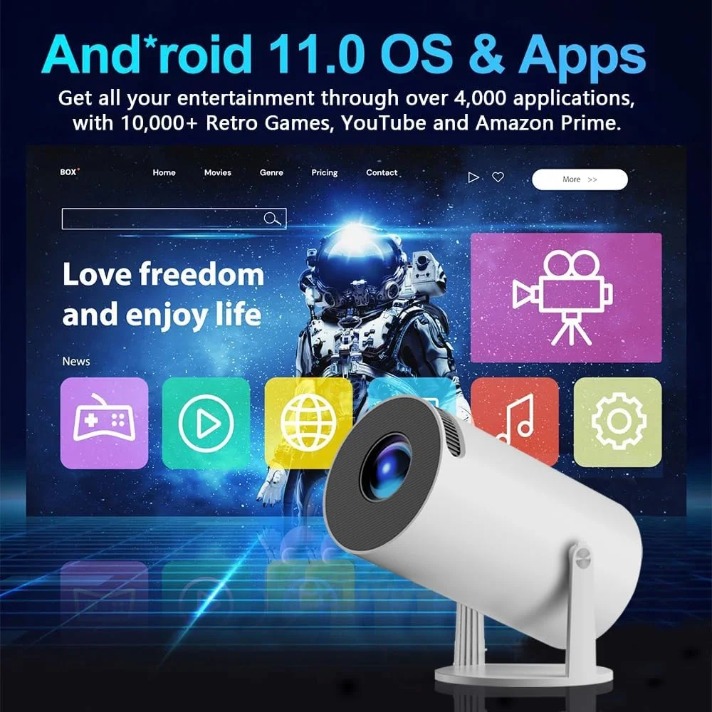 کنسول بازی رترو X10 Plus با پروژکتور، استیک بازی ویدیویی تلویزیون Plug and Play، پروژکتور قابل حمل 4K HD با بیش از 10000 بازی، کنترلرهای بی سیم 2.4G، خروجی HDMI، WiFi کنسول بازی رترو X10 Plus با پروژکتور، استیک بازی ویدیویی تلویزیون Plug and Play، پروژکتور قابل حمل 4K HD با بیش از 10000 بازی، کنترلرهای بی سیم 2.4G، خروجی HDMI، WiFi