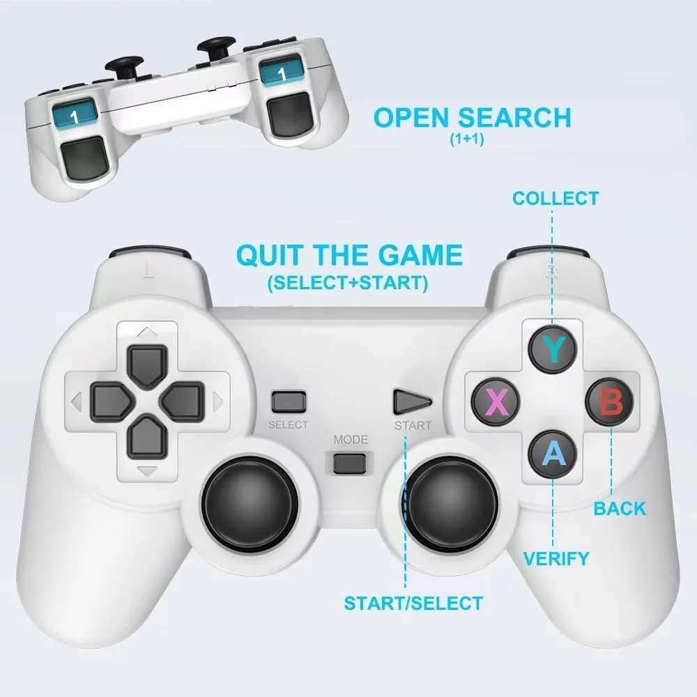 کنسول بازی رترو X10 Plus با پروژکتور، استیک بازی ویدیویی تلویزیون Plug and Play، پروژکتور قابل حمل 4K HD با بیش از 10000 بازی، کنترلرهای بی سیم 2.4G، خروجی HDMI، WiFi کنسول بازی رترو X10 Plus با پروژکتور، استیک بازی ویدیویی تلویزیون Plug and Play، پروژکتور قابل حمل 4K HD با بیش از 10000 بازی، کنترلرهای بی سیم 2.4G، خروجی HDMI، WiFi