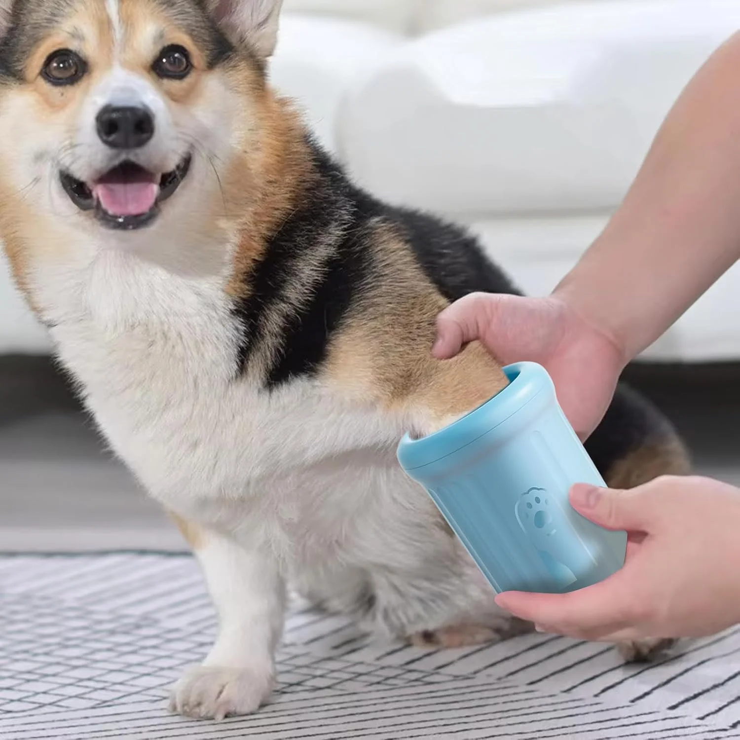 لیوان شستشوی پنجه حیوانات خانگی | تمیز کننده پنجه های گلی سگ، مناسب برای حیوانات خانگی کوچک و متوسط، توله سگ ها، بچه گربه ها، گربه ها، مسافرت های کمپینگ در فضای باز لیوان شستشوی پنجه حیوانات خانگی | تمیز کننده پنجه های گلی سگ، مناسب برای حیوانات خانگی کوچک و متوسط، توله سگ ها، بچه گربه ها، گربه ها، مسافرت های کمپینگ در فضای باز