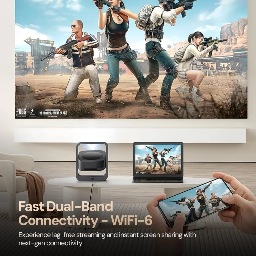 پروژکتور مینی اندروید Wownect، جدیدترین اندروید 13.0، 200 انسی لومن، پشتیبانی از رمزگشایی 4K HDR، فوکوس الکتریکی، WiFi6 و بلوتوث، برنامه های داخلی، سینمای خانگی، پروژکتور فیلم در فضای باز پروژکتور مینی اندروید Wownect، جدیدترین اندروید 13.0، 200 انسی لومن، پشتیبانی از رمزگشایی 4K HDR، فوکوس الکتریکی، WiFi6 و بلوتوث، برنامه های داخلی، سینمای خانگی، پروژکتور فیلم در فضای باز