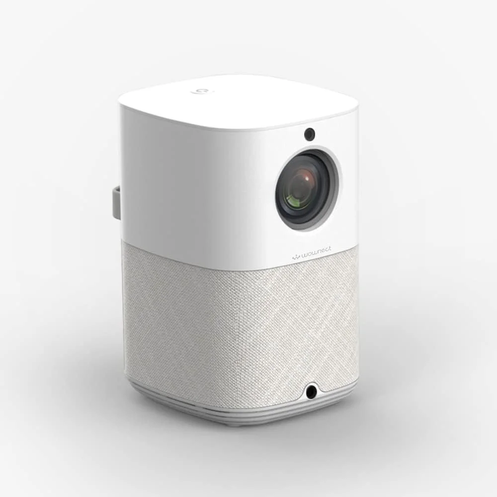 پروژکتور اندروید Wownect با کیفیت اصلی 1080P | پروژکتور ویدئویی 4K با روشنایی 400 انسی لومن مناسب فضای باز [فوکوس الکتریکی]، قابلیت نمایش صفحه موبایل، وای فای 5G و بلوتوث، سینمای خانگی، پروژکتور قابل حمل برای فیلم و بازی