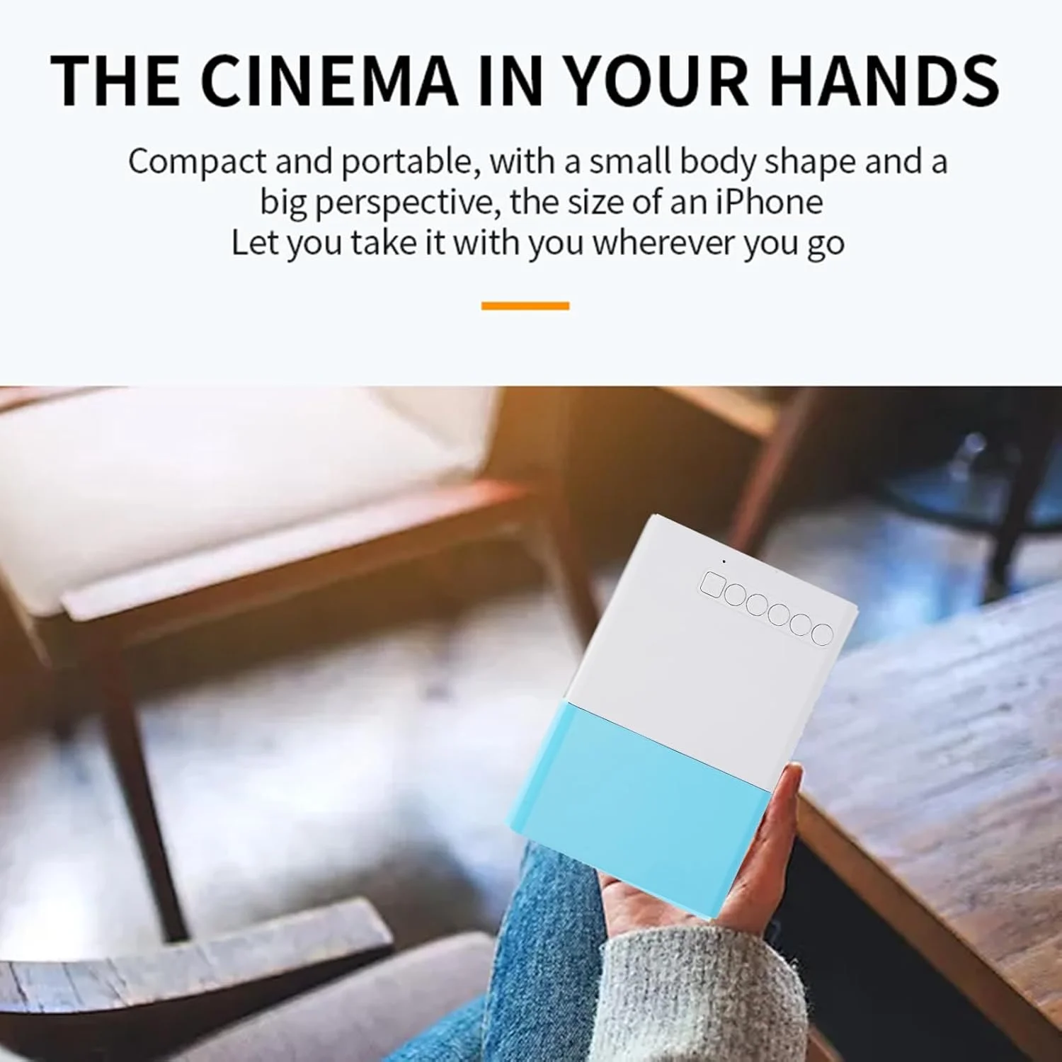 پروژکتور کوچک Wisoqu، پروژکتور قابل حمل 1080P Full HD با تصحیح خودکار کیستون، روشنایی 100ANSI 6000lm، کنتراست 10000:1، بلندگوی داخلی، برای تلفن، لپ تاپ، تی وی استیک پروژکتور کوچک Wisoqu، پروژکتور قابل حمل 1080P Full HD با تصحیح خودکار کیستون، روشنایی 100ANSI 6000lm، کنتراست 10000:1، بلندگوی داخلی، برای تلفن، لپ تاپ، تی وی استیک