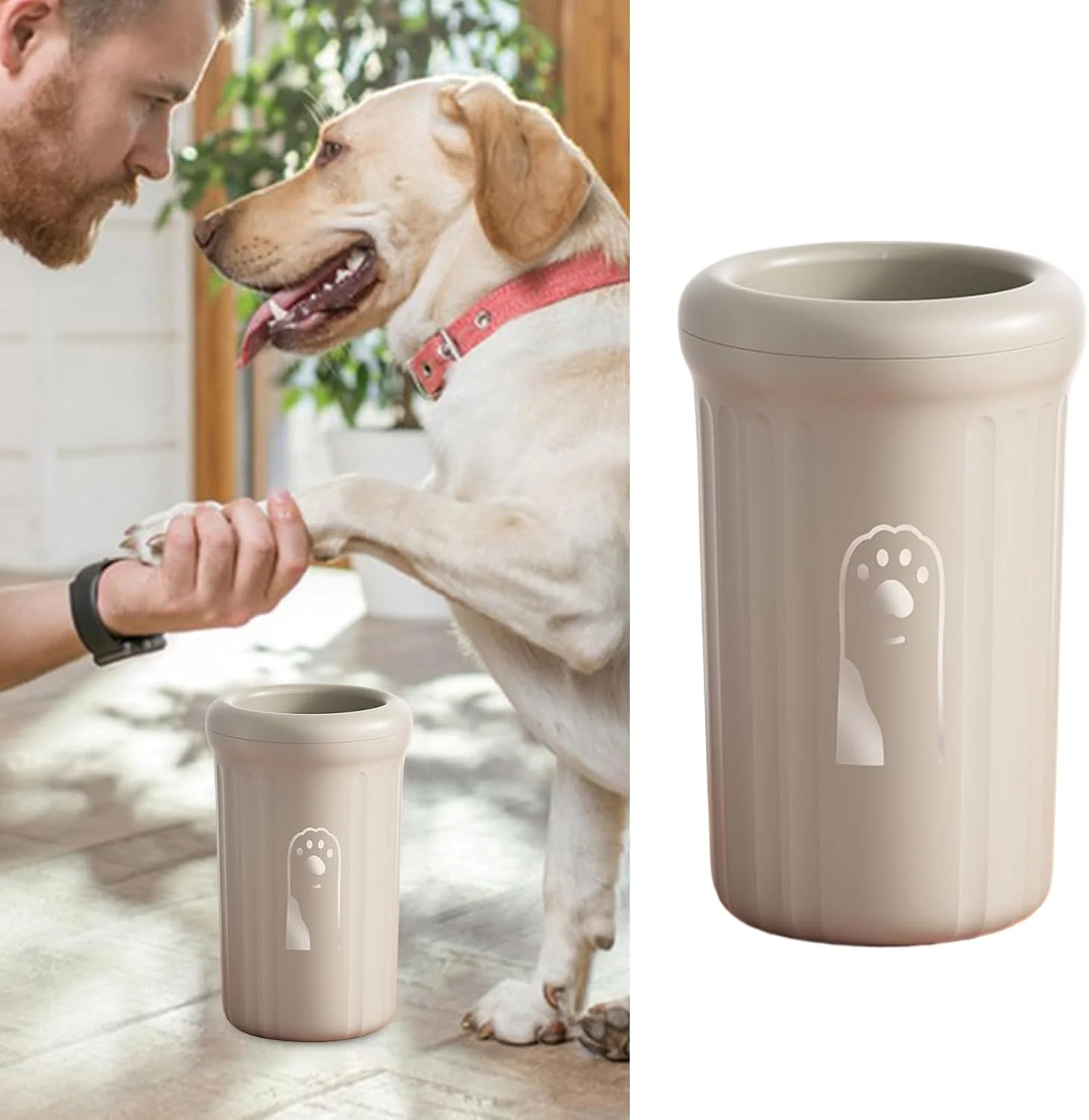 فنجان شستشوی پنجه سگ، تمیز کننده قابل حمل پنجه حیوانات خانگی برای سگ ها، گربه ها، بچه گربه ها و توله سگ های کوچک و متوسط، مناسب حمام، مسافرت های جاده ای، کمپینگ فنجان شستشوی پنجه سگ، تمیز کننده قابل حمل پنجه حیوانات خانگی برای سگ ها، گربه ها، بچه گربه ها و توله سگ های کوچک و متوسط، مناسب حمام، مسافرت های جاده ای، کمپینگ