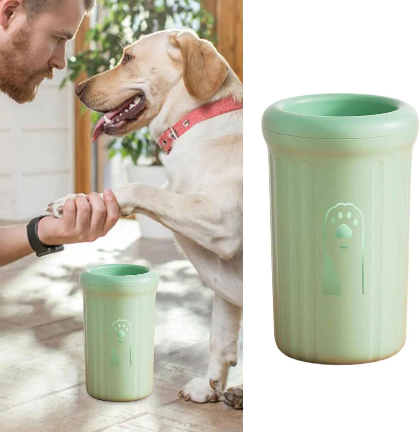 تمیز کننده پنجه سگ | فنجان شستشوی پای کثیف - دستگاه شستشوی قابل حمل پنجه برای حیوانات خانگی کوچک و متوسط، گربه ها، بچه گربه ها، توله سگ ها، مسافرت، کمپینگ و سفرهای جاده ای تمیز کننده پنجه سگ | فنجان شستشوی پای کثیف - دستگاه شستشوی قابل حمل پنجه برای حیوانات خانگی کوچک و متوسط، گربه ها، بچه گربه ها، توله سگ ها، مسافرت، کمپینگ و سفرهای جاده ای