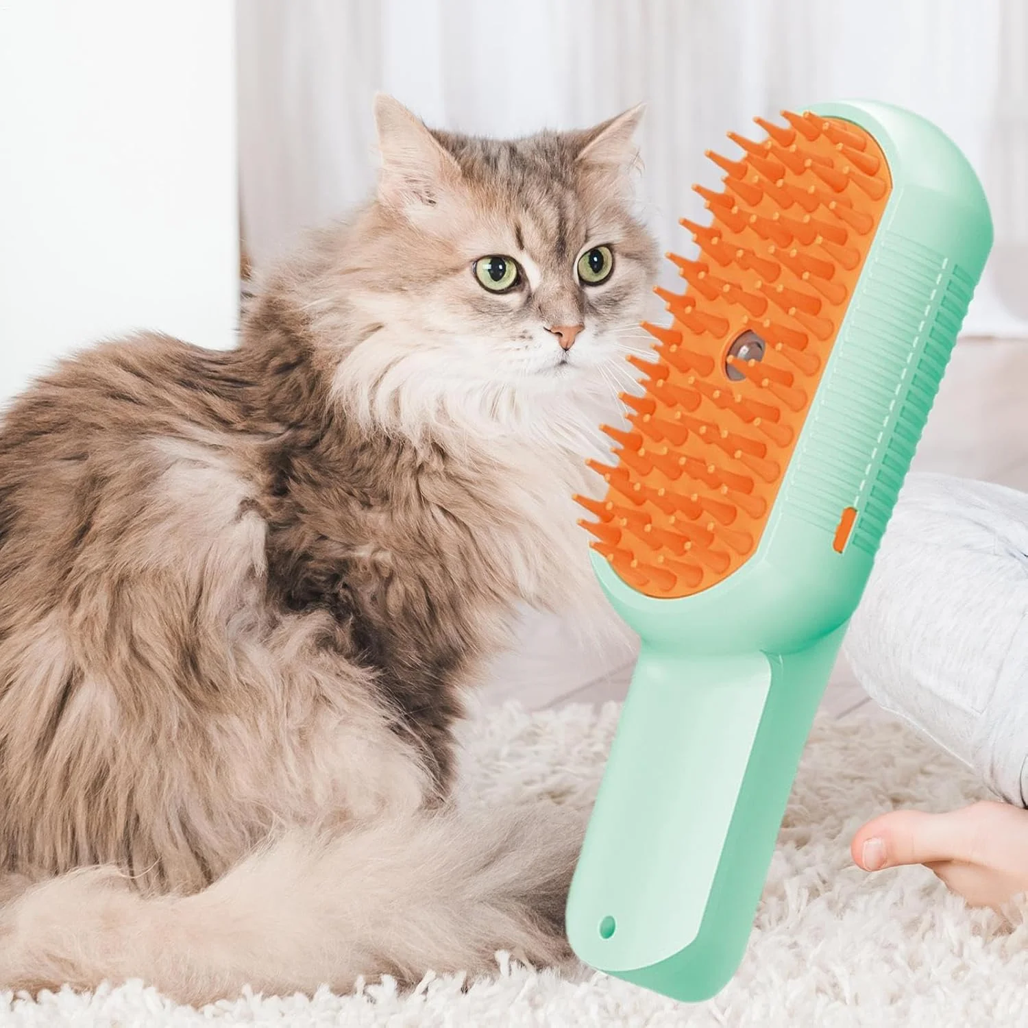 برس بخار حیوانات خانگی - برس تمیز کننده سگی بخاردار با شارژ Type-C | شانه ریزش مو چند منظوره حیوانات خانگی برای ماساژ و تمیز کردن توله سگ و بچه گربه کوچک، متوسط و بزرگ برس بخار حیوانات خانگی - برس تمیز کننده سگی بخاردار با شارژ Type-C | شانه ریزش مو چند منظوره حیوانات خانگی برای ماساژ و تمیز کردن توله سگ و بچه گربه کوچک، متوسط و بزرگ