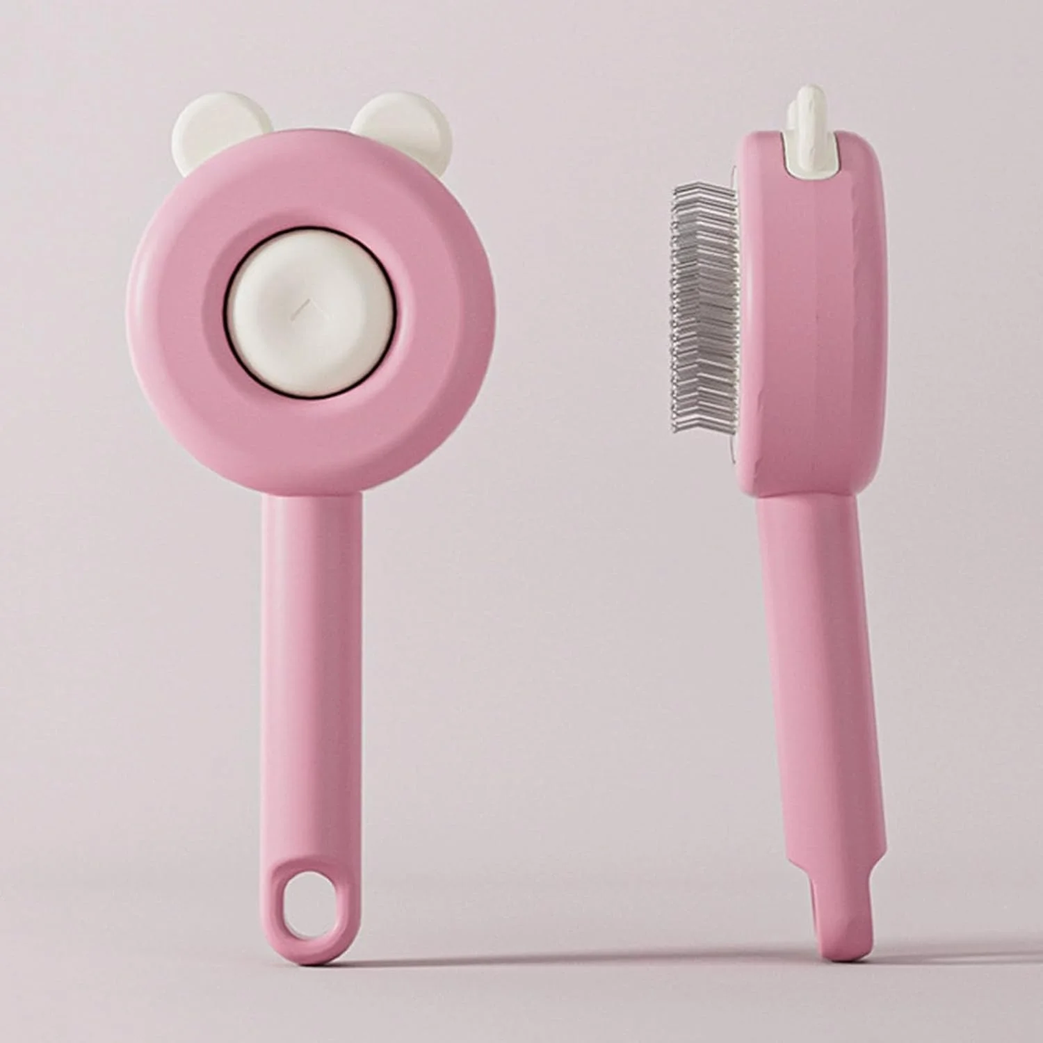 برس نرم کننده سگ | ملایم با دکمه رهاسازی - شانه ریزش موی بچه گربه | برای ماساژ، حمام کردن گربه ها و سگ های مو بلند و کوتاه، داخل و خارج از خانه برس نرم کننده سگ | ملایم با دکمه رهاسازی - شانه ریزش موی بچه گربه | برای ماساژ، حمام کردن گربه ها و سگ های مو بلند و کوتاه، داخل و خارج از خانه