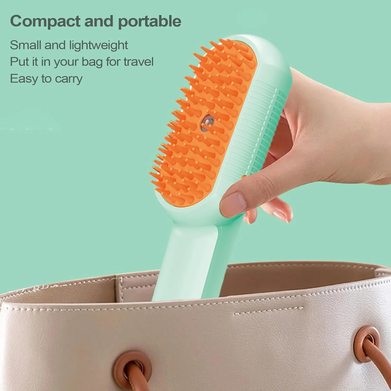 برس سگ برای ریزش مو | برس تمیز کننده بخار سگ با شارژ Type-C - شانه ریزش مو چند منظوره حیوانات خانگی برای ماساژ تمیز کردن توله سگ و بچه گربه کوچک، متوسط و بزرگ