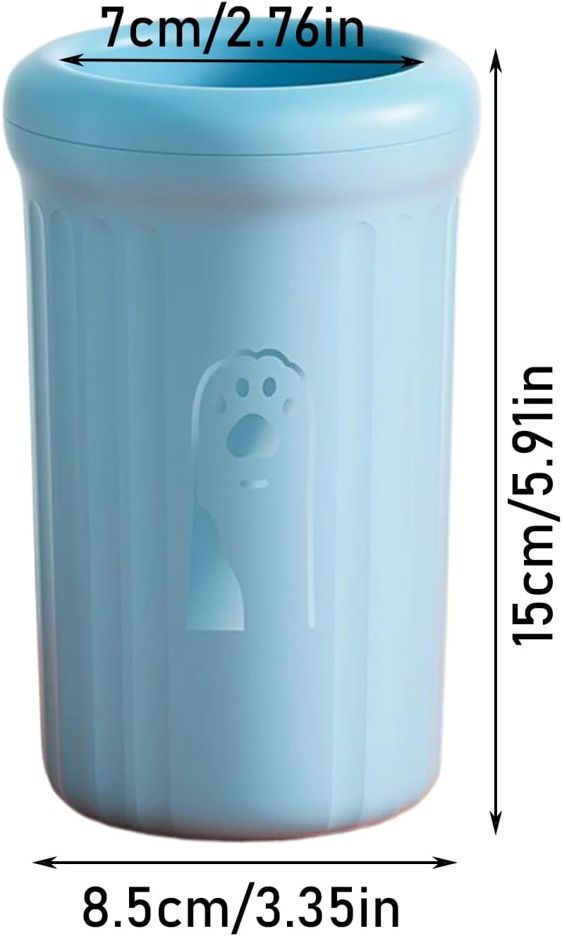 تمیز کننده پنجه سگ - فنجان تمیز کننده پای توله سگ - فنجان تمیز کننده پنجه سگ برای حیوانات خانگی گربه های کوچک متوسط ​​توله سگ مسافرت کمپینگ سفرهای جاده ای