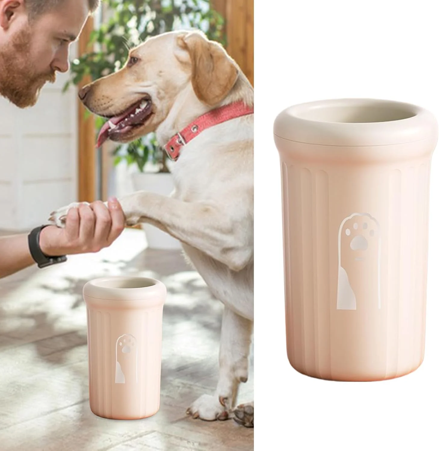 تمیز کننده پنجه سگ - فنجان شستشوی پای حیوانات خانگی | فنجان تمیز کننده پنجه سگ برای حیوانات خانگی کوچک، متوسط، گربه ها، بچه گربه ها، توله سگ ها، شستشو، مسافرت، کمپینگ، سفرهای جاده ای تمیز کننده پنجه سگ - فنجان شستشوی پای حیوانات خانگی | فنجان تمیز کننده پنجه سگ برای حیوانات خانگی کوچک، متوسط، گربه ها، بچه گربه ها، توله سگ ها، شستشو، مسافرت، کمپینگ، سفرهای جاده ای