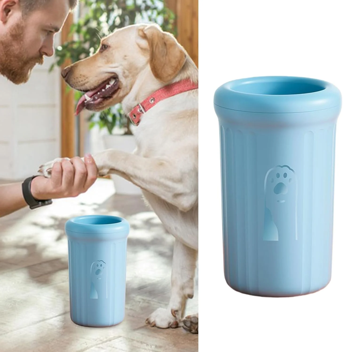 تمیز کننده پای سگ | فنجان شستشوی پای کثیف - شستشو دهنده پنجه سگ برای حیوانات خانگی کوچک متوسط توله سگ ها بچه گربه ها گربه ها مسافرت های جاده ای کمپینگ در فضای باز تمیز کننده پای سگ | فنجان شستشوی پای کثیف - شستشو دهنده پنجه سگ برای حیوانات خانگی کوچک متوسط توله سگ ها بچه گربه ها گربه ها مسافرت های جاده ای کمپینگ در فضای باز