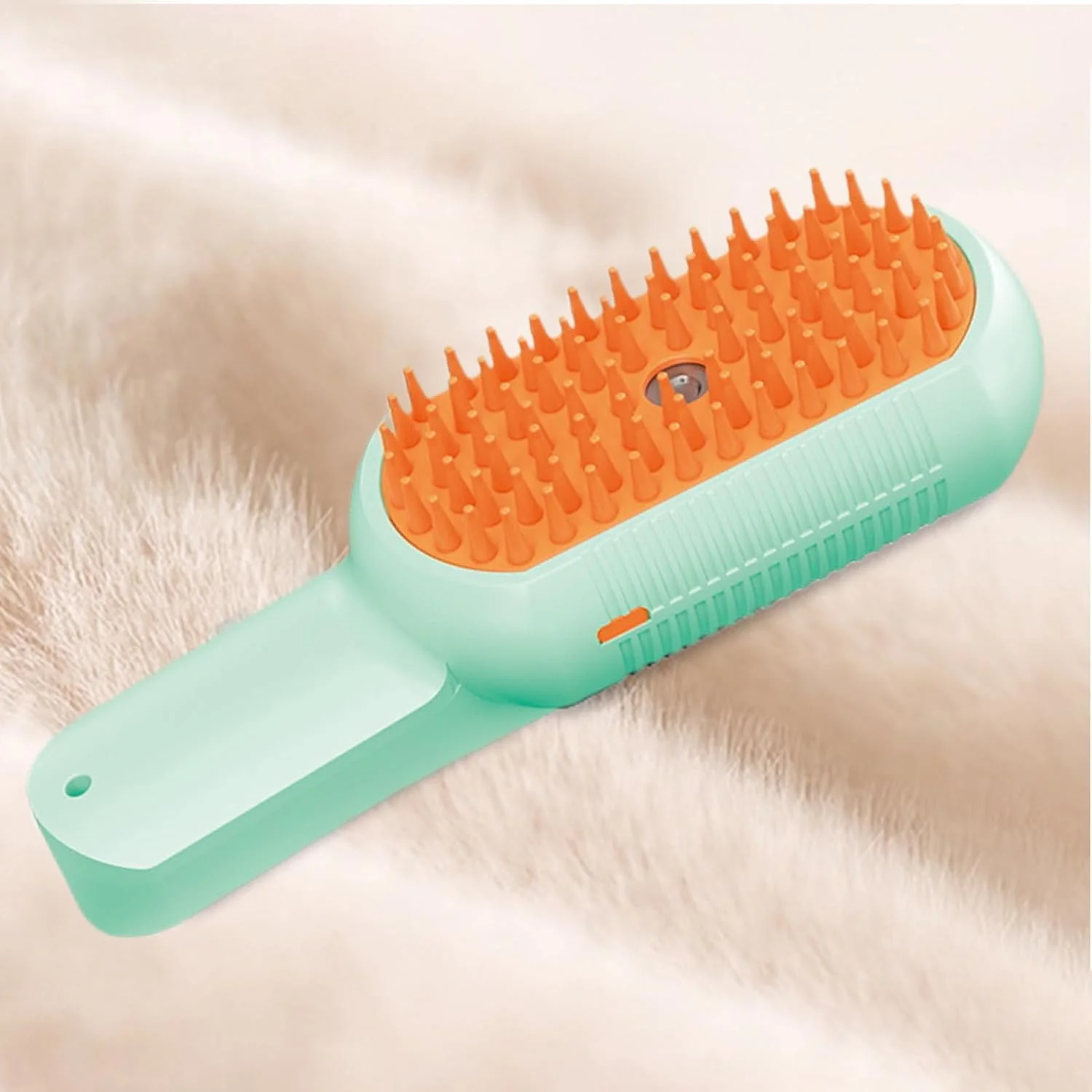 برس سگ برای ریزش مو | شانه ماساژ بخار شارژی گربه برای نظافت - شانه نظافت حیوانات خانگی برای ماساژ و تمیز کردن توله سگ، بچه گربه کوچک، متوسط و بزرگ