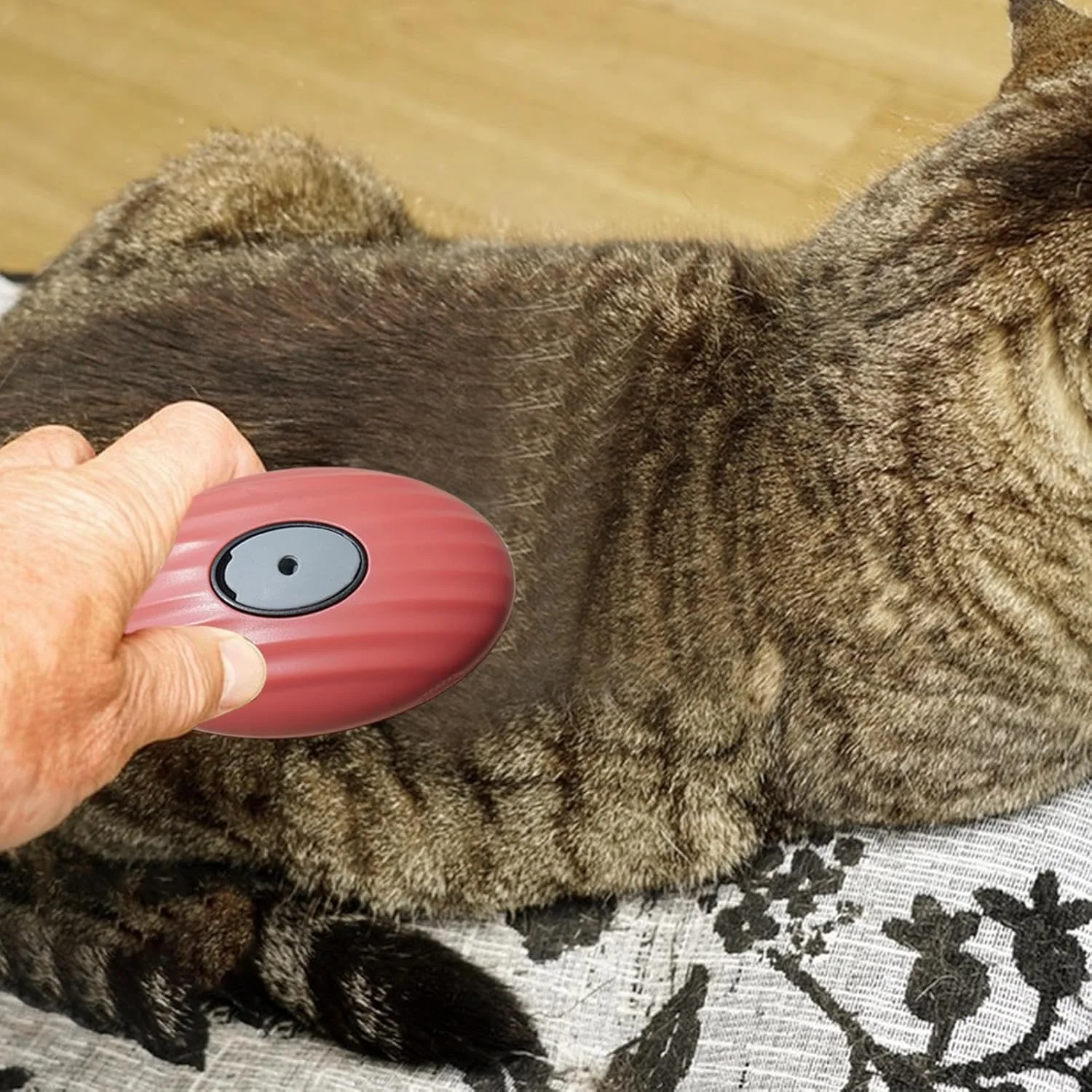 شانه حذف موی حیوانات خانگی | برس نظافت موی حیوانات خانگی با قابلیت جدا شدن، برس شانه نرم برای حمام توله سگ و بچه گربه، نظافت منزل، تمیز کردن حیوانات کوچک