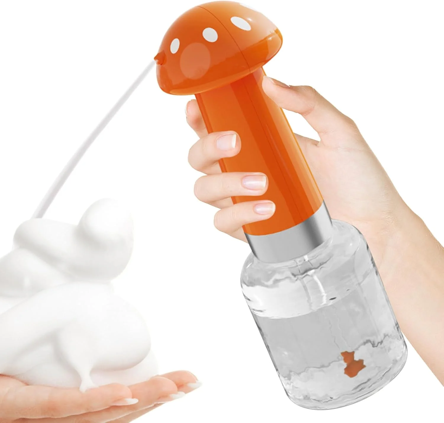 دستگاه پخش کننده شامپو سگ برقی، دستگاه پخش کننده فوم اتوماتیک برای حیوانات خانگی | طراحی قارچی قابل حمل لوازم حیوانات برای حمام پناهگاه مرکز موهای کوتاه و بلند دستگاه پخش کننده شامپو سگ برقی، دستگاه پخش کننده فوم اتوماتیک برای حیوانات خانگی | طراحی قارچی قابل حمل لوازم حیوانات برای حمام پناهگاه مرکز موهای کوتاه و بلند