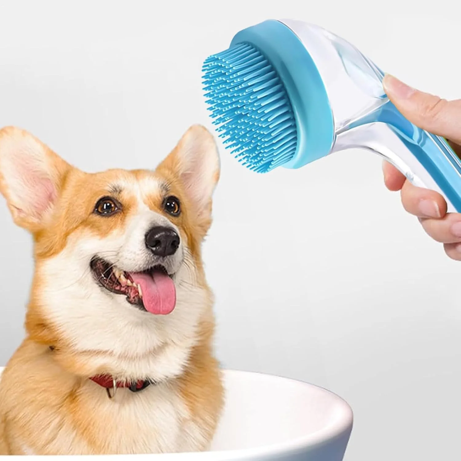 برس های سگ برای نظافت، برس ماساژ نظافت سگ | ابزار شستشوی ماساژ مسواک قابل حمل برای سگ و توله سگ برای اسپا در داخل خانه، خارج از خانه و کمپینگ برس های سگ برای نظافت، برس ماساژ نظافت سگ | ابزار شستشوی ماساژ مسواک قابل حمل برای سگ و توله سگ برای اسپا در داخل خانه، خارج از خانه و کمپینگ