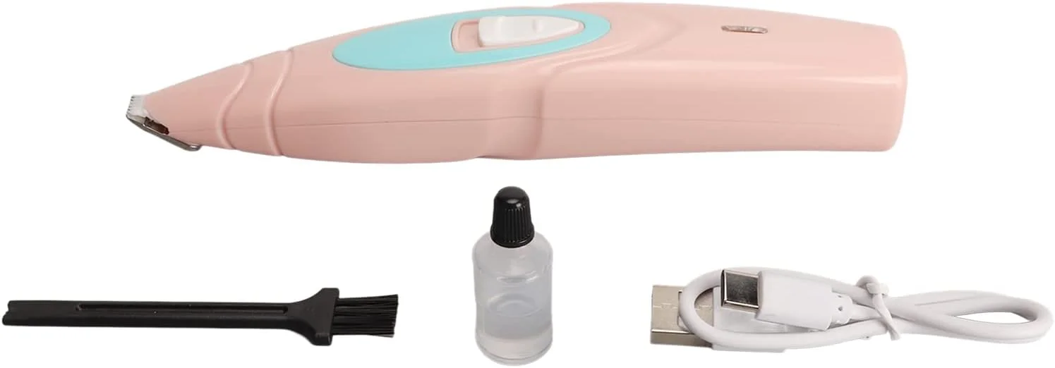 ماشین اصلاح موی سگ Asixxsix، ماشین اصلاح برقی بی سیم قابل شارژ با صدای کم، ابزار اصلاح حیوانات خانگی بی صدا و ضد لغزش با تیغه های استیل ضد زنگ برای سگ های کوچک و بزرگ، گربه ها، حیوانات خانگی (صورتی) ماشین اصلاح موی سگ Asixxsix، ماشین اصلاح برقی بی سیم قابل شارژ با صدای کم، ابزار اصلاح حیوانات خانگی بی صدا و ضد لغزش با تیغه های استیل ضد زنگ برای سگ های کوچک و بزرگ، گربه ها، حیوانات خانگی (صورتی)