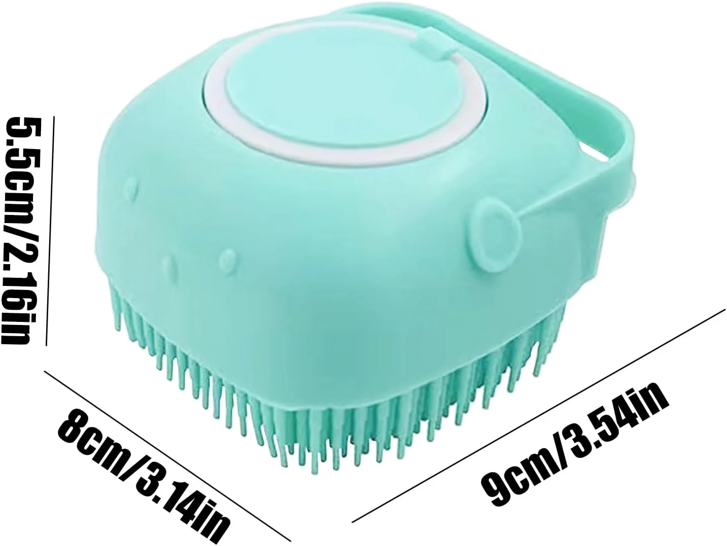 برس حمام سگ - برس ماساژ حمام حیوانات خانگی با پخش کننده صابون - شانه ماساژ ابزار نظافت حیوانات خانگی برای بچه گربه ها توله سگ ها هتل اسپا سرپوشیده