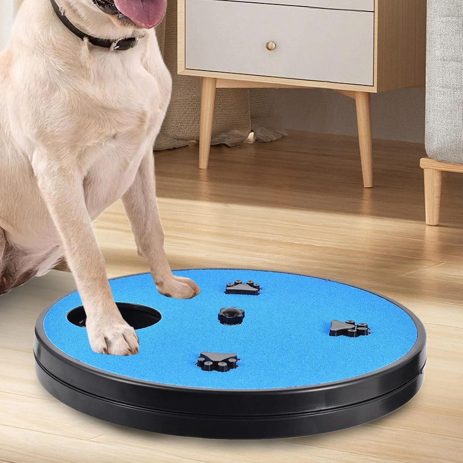 پد خراش سگ - با پازل جعبه تشویقی چرخشی - تخته ناخن چرخشی سگ - برای آموزش مبلمان، کاناپه، کف، ماشین، جستجو و بو کشیدن پد خراش سگ - با پازل جعبه تشویقی چرخشی - تخته ناخن چرخشی سگ - برای آموزش مبلمان، کاناپه، کف، ماشین، جستجو و بو کشیدن