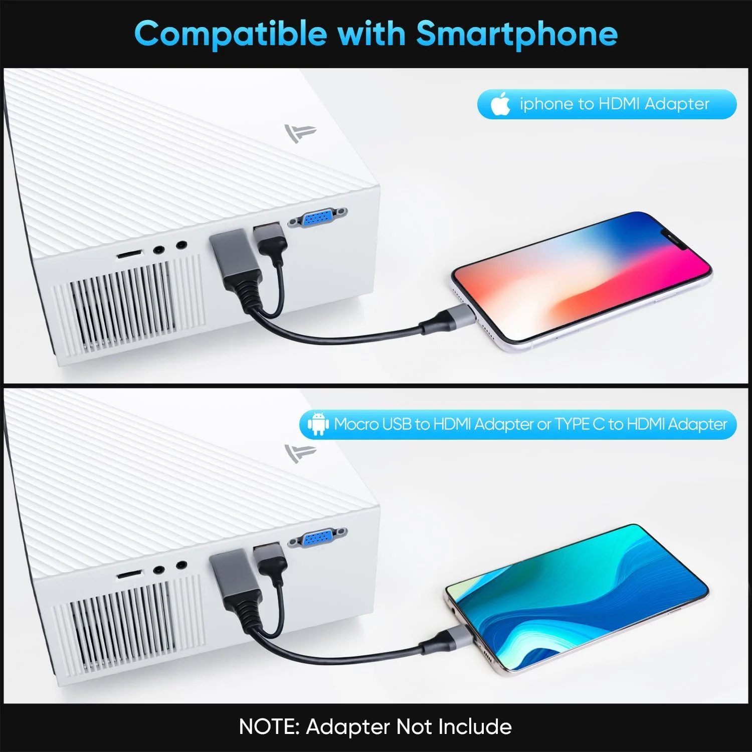 پروژکتور جدید ZDK 2025، فول اچ دی 1080P، پشتیبانی از 4K، روشنایی 20000 لومن، وای فای 6 و قابل حمل برای فضای باز، پروژکتور ویدیویی کوچک کم صدا برای اتاق خواب سینمای خانگی 250809-1 پروژکتور جدید ZDK 2025، فول اچ دی 1080P، پشتیبانی از 4K، روشنایی 20000 لومن، وای فای 6 و قابل حمل برای فضای باز، پروژکتور ویدیویی کوچک کم صدا برای اتاق خواب سینمای خانگی 250809-1